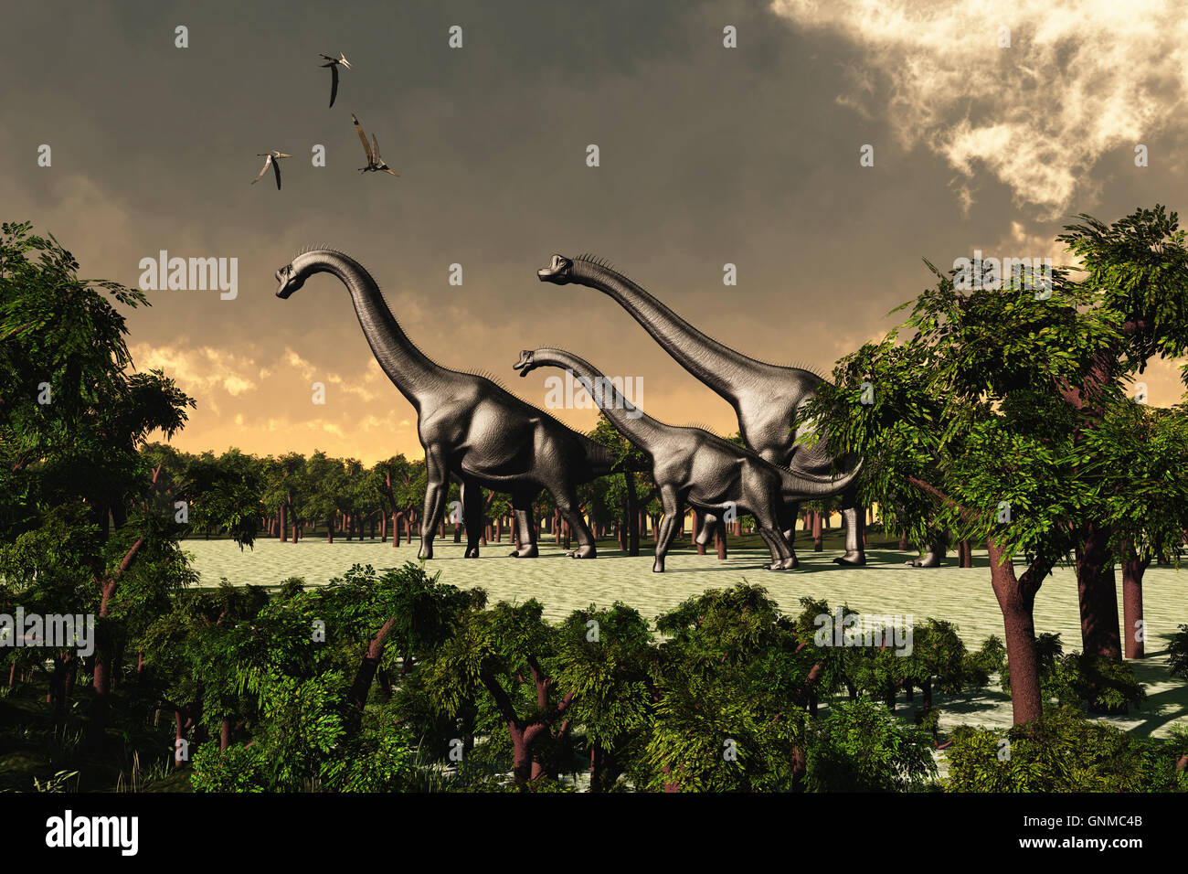 Brachiosaurus-02 Stockfoto