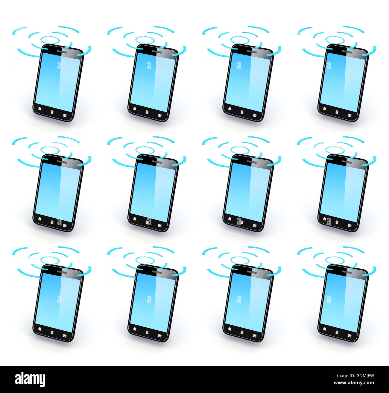 Zelle phoneTower Stockfoto