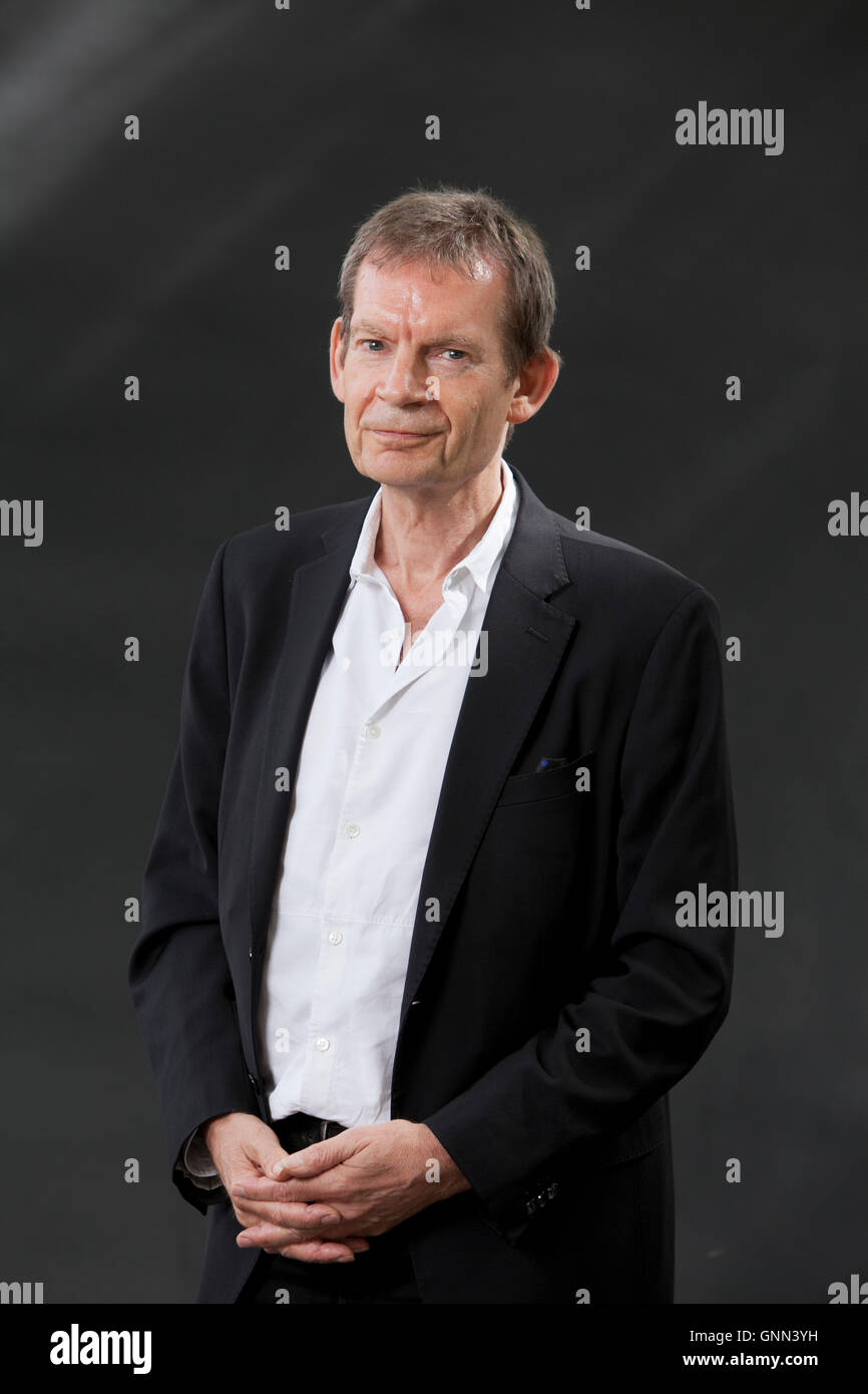 Graham Swift, der englische Schriftsteller auf dem Edinburgh International Book Festival. Edinburgh, Schottland. 13. August 2016 Stockfoto