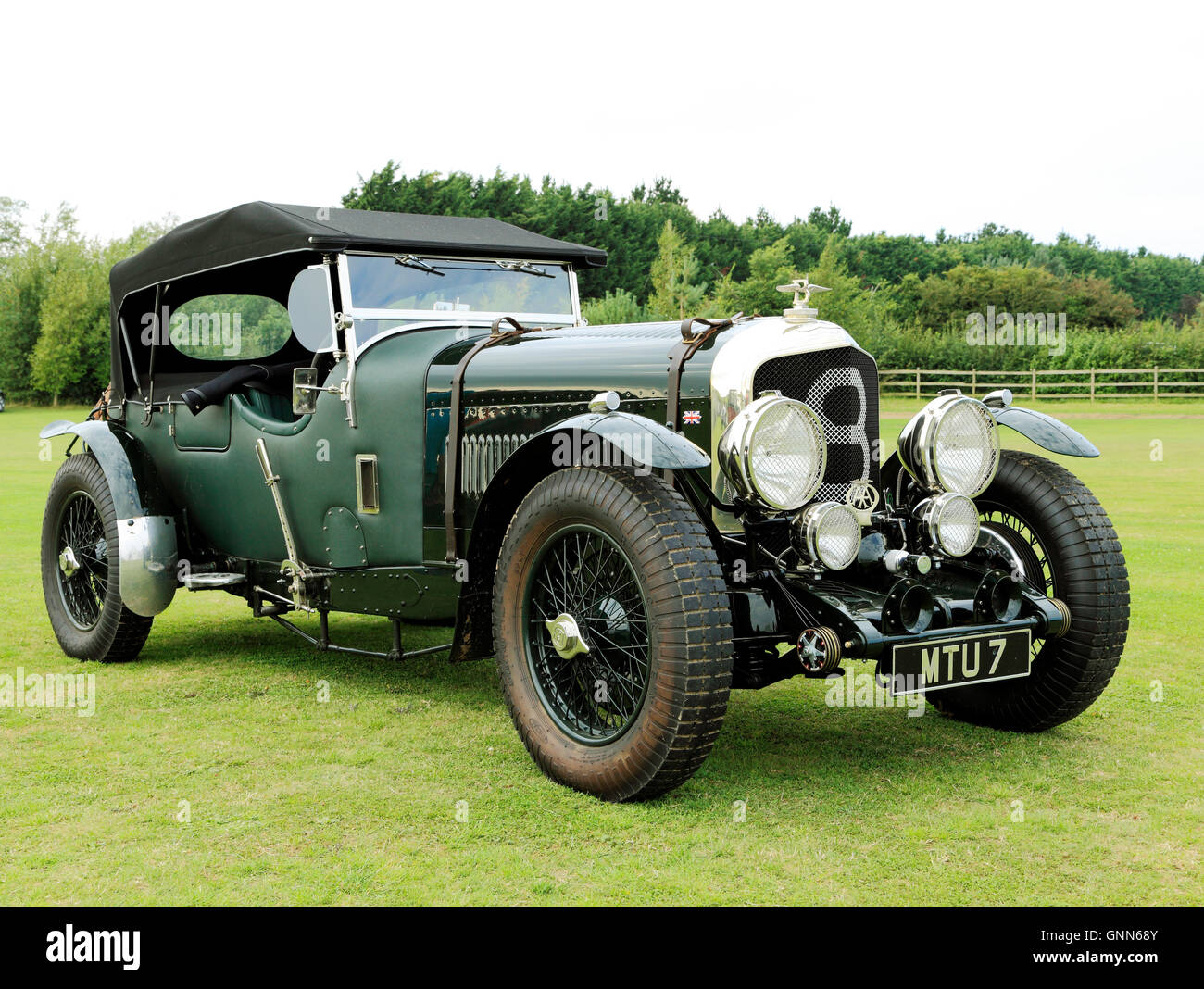 Bentley 8 Coupe, motor Oldtimer, Vintage ca. 1930 Automobil Automobile Autos England UK Englisch britische acht Zylindern Stockfoto