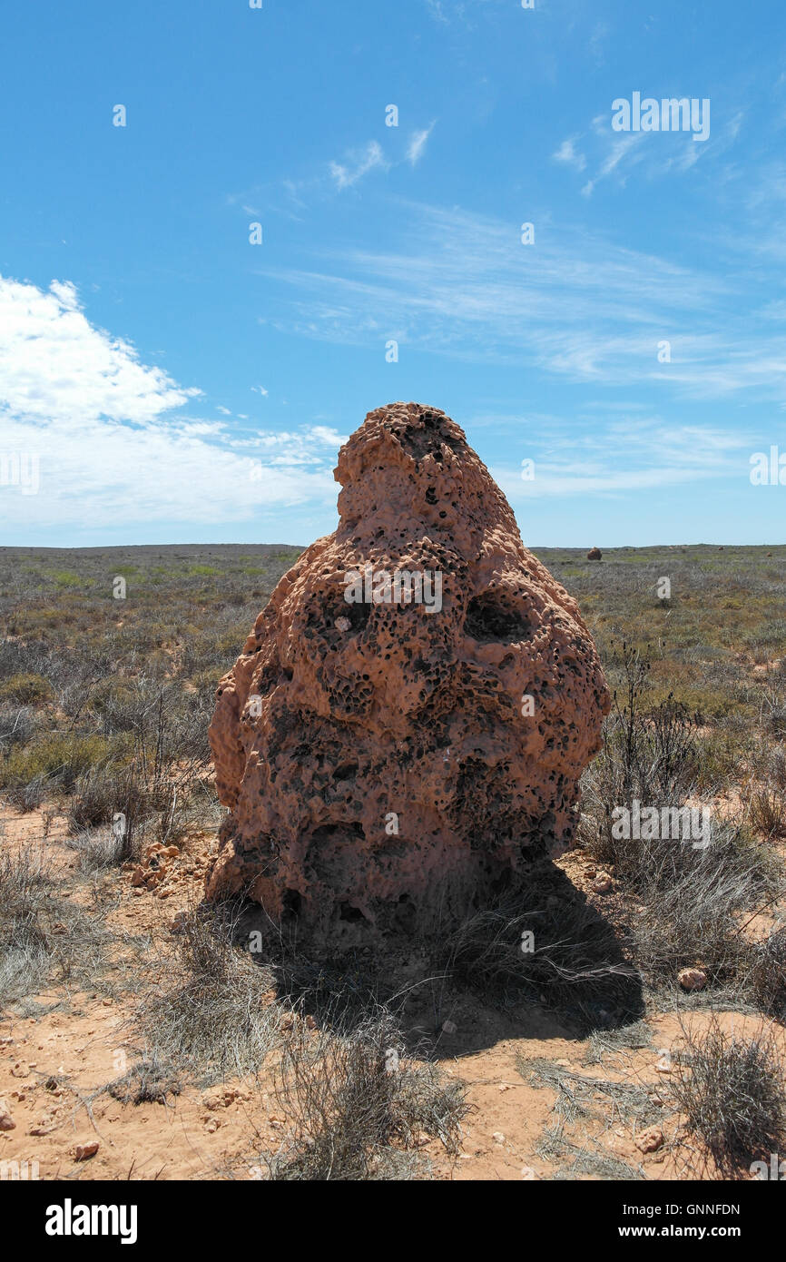 Termite Hügel am Cape Range Nationalpark in Western Australia ...
