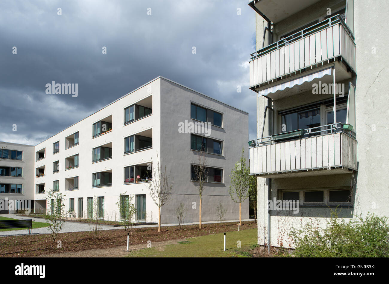 Berlin, Deutschland, Wohn Wohnungsbaugenossenschaft 1892 Stockfoto