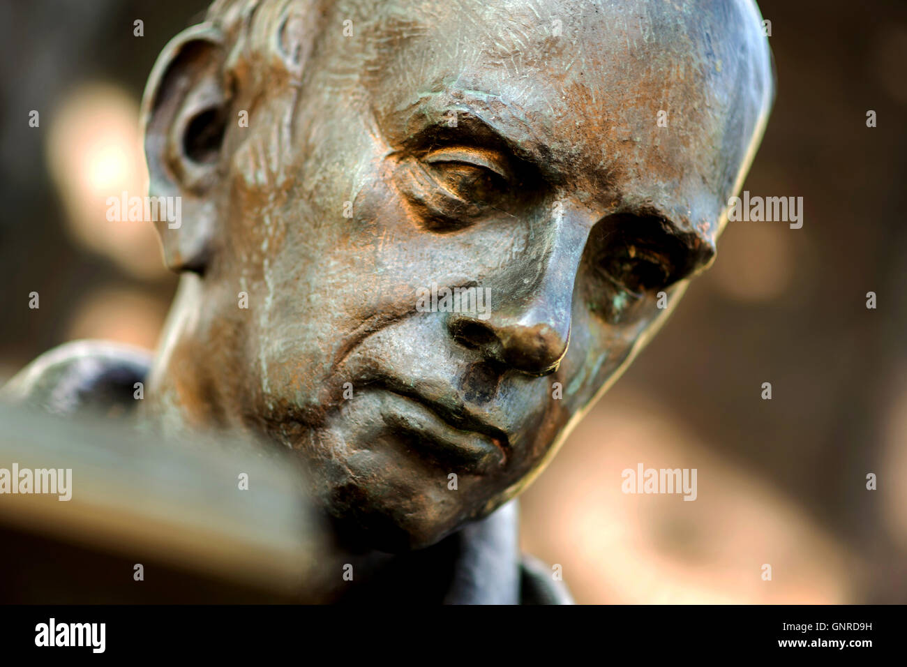 Hannover, Deutschland, Skulptur von Georg Gottfried Gervinus Stockfoto