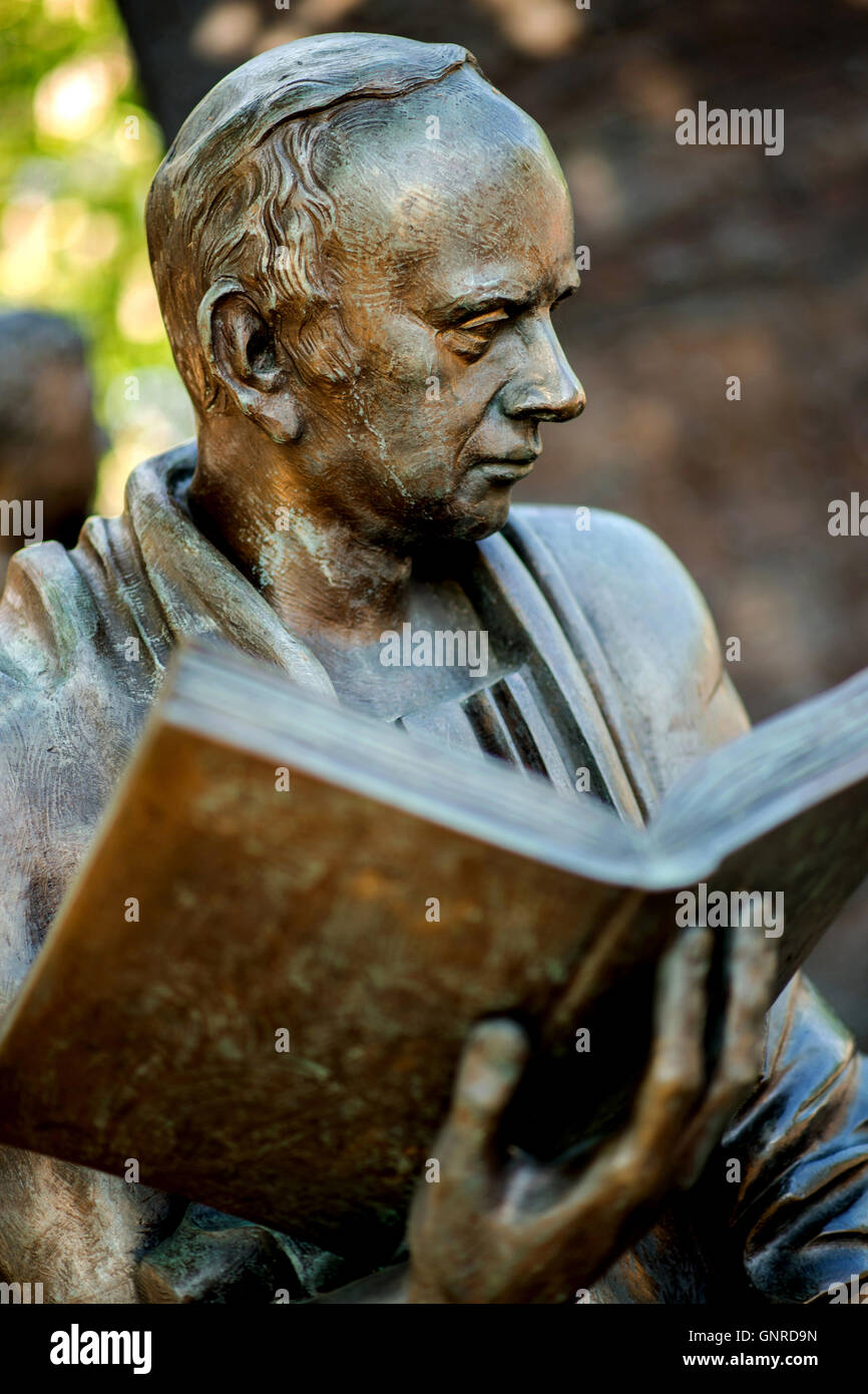 Hannover, Deutschland, Skulptur von Georg Gottfried Gervinus Stockfoto