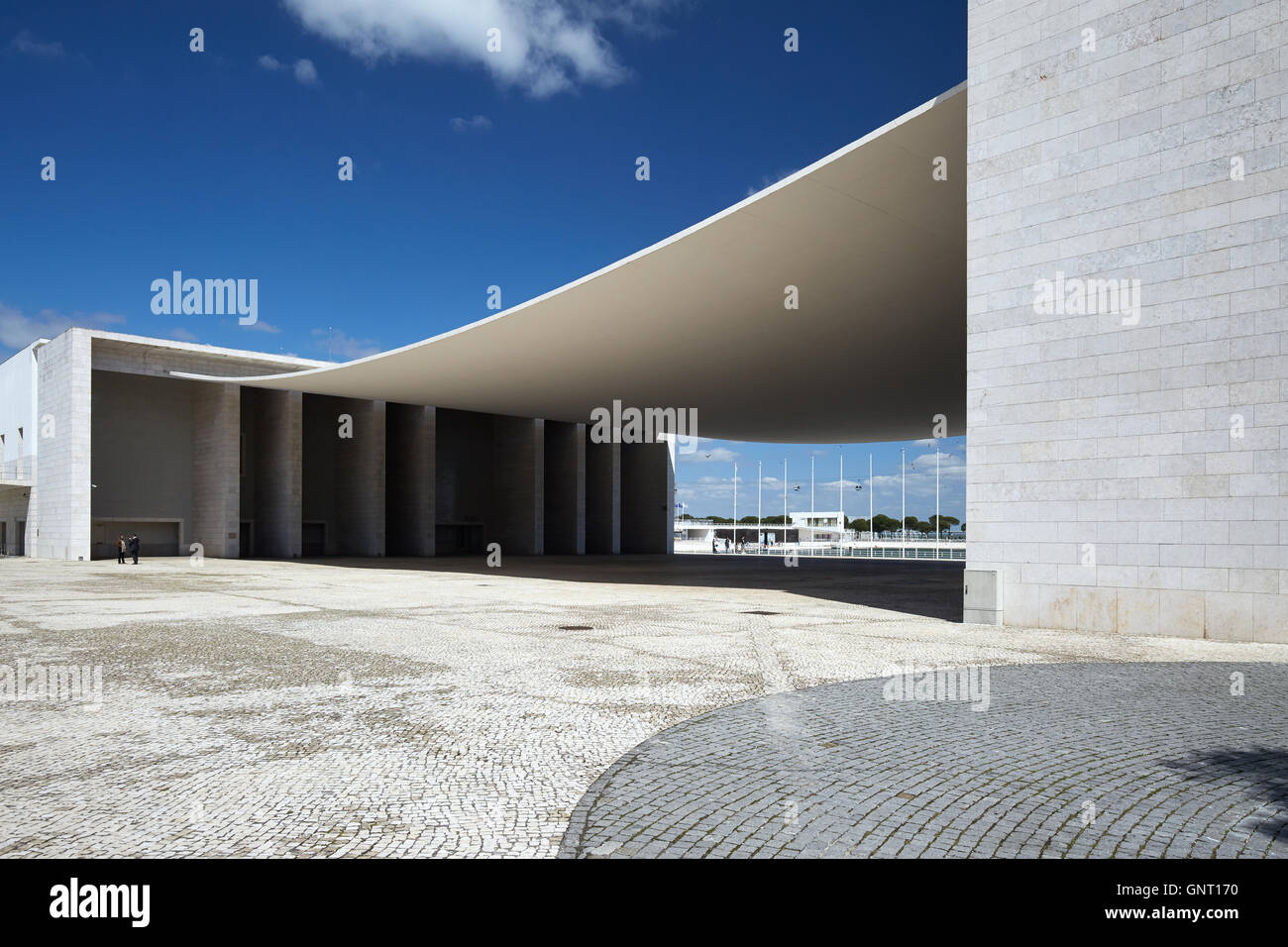 Lissabon, Portugal, Pavilhao de Portugal im Parque Das Nacoes Stockfoto