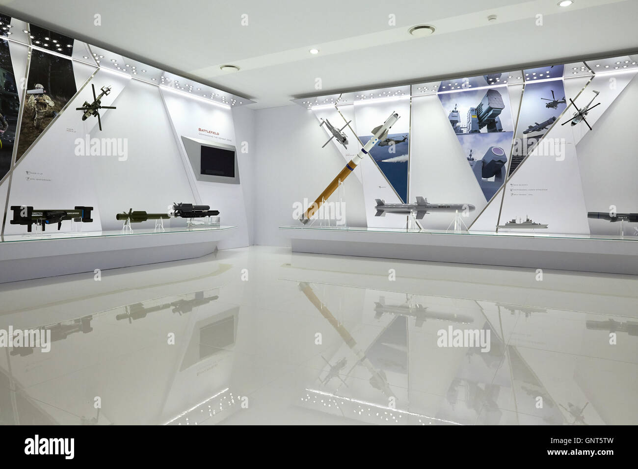 Schönefeld, Deutschland, Stand MBDA auf der ILA 2016 Stockfoto