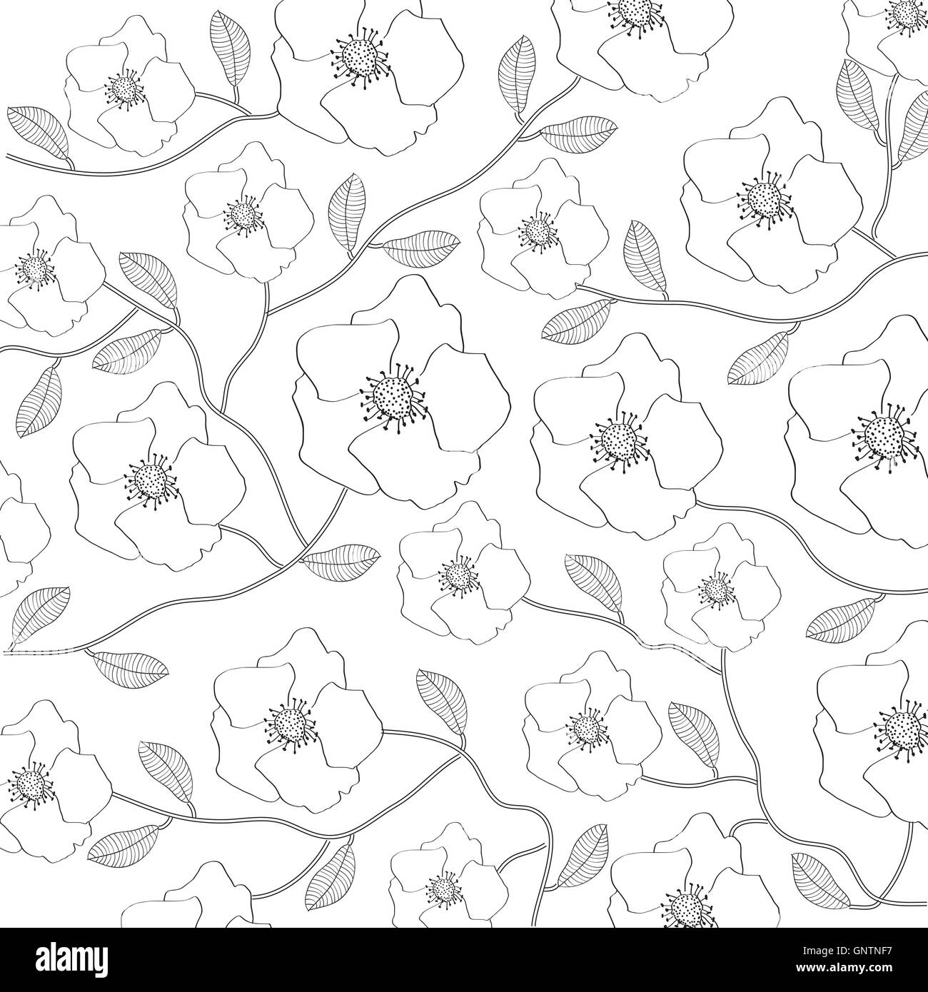 Blumenkarte Stock Vektor