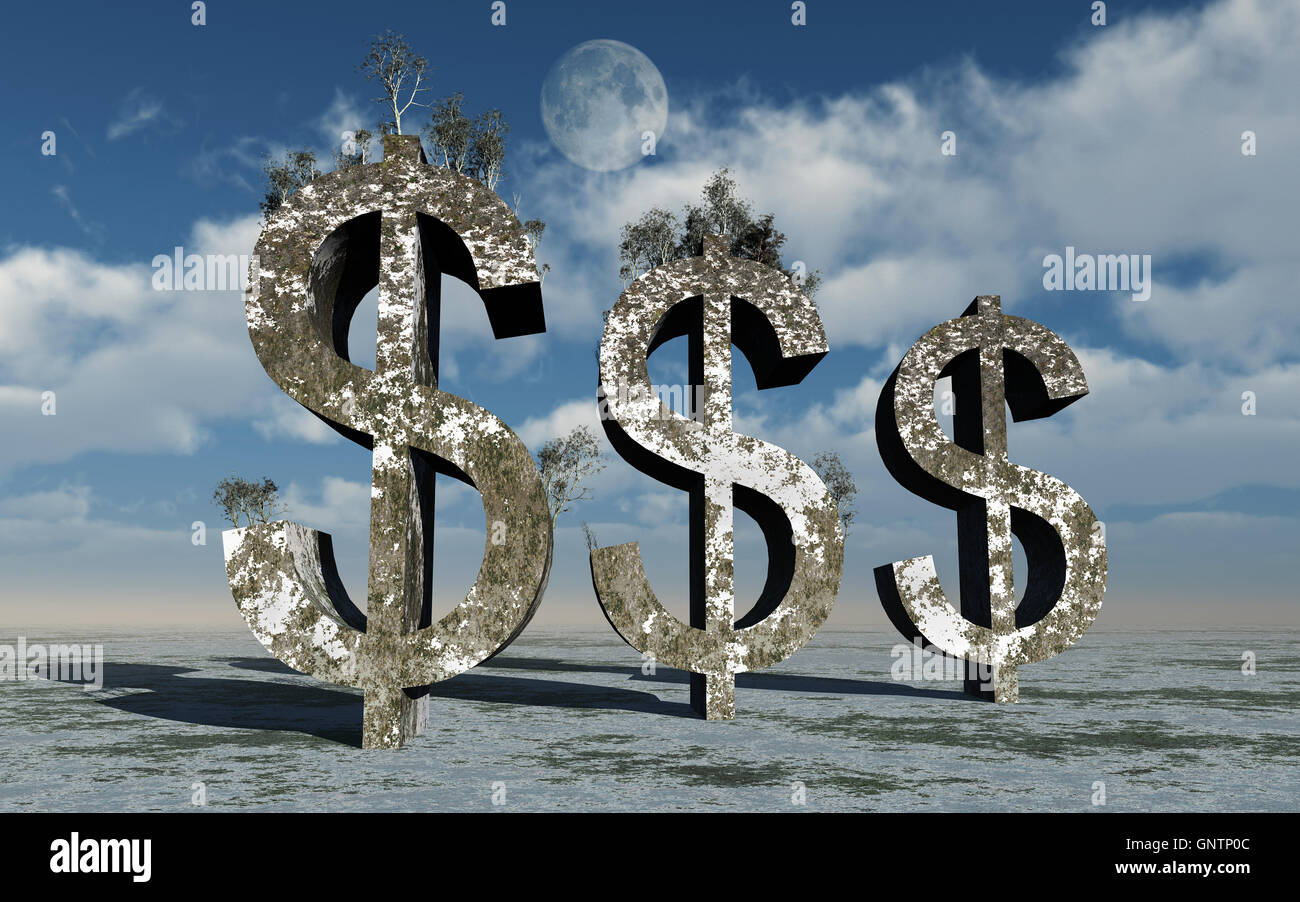 Winter $ Symbole. Stockfoto