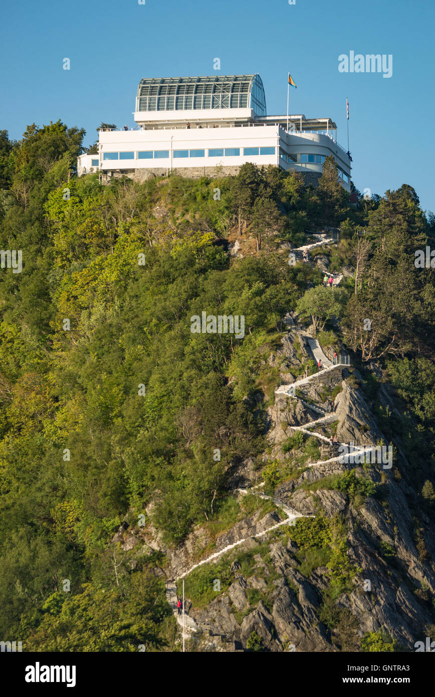 Aussicht auf Alesund von Kevin Outlook Fjellstua, Berg Aksla, Alesund, Norwegen, mehr Og Romdsdal, Skandinavien Stockfoto