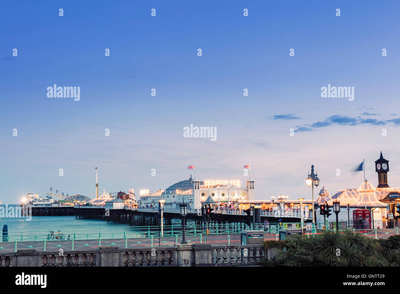 Brighton (Palast) Pier in Brighton, East Sussex Stockfoto