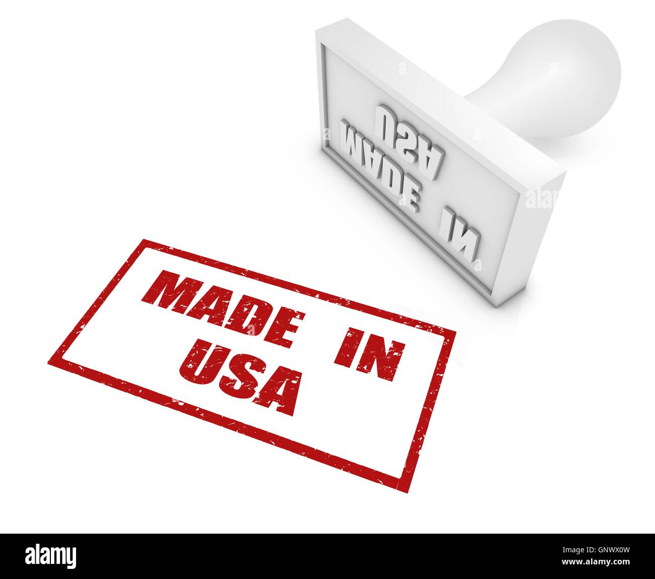 Made in USA Stockfoto