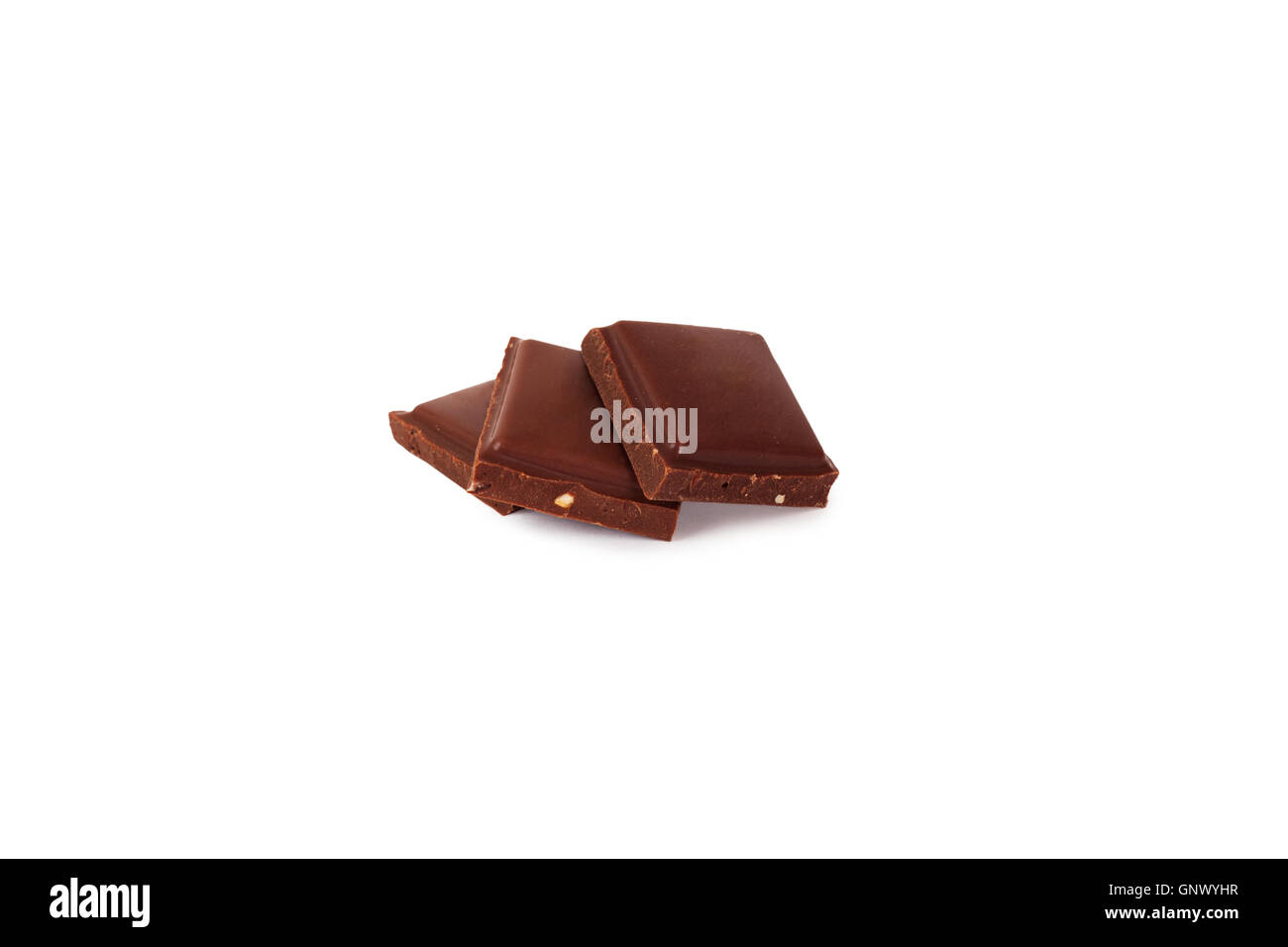 Schokolade Brocken Stockfoto