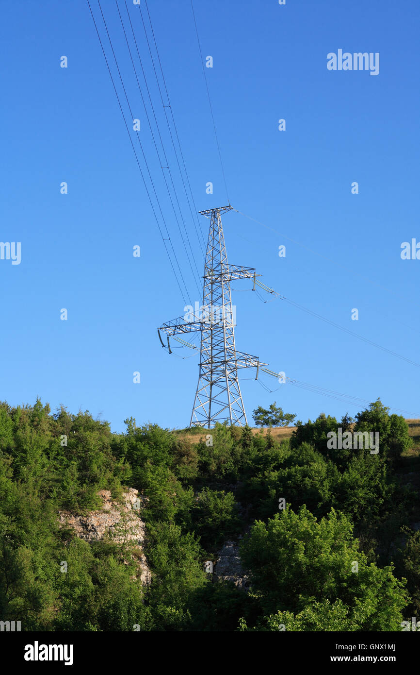 Power Line Stockfoto