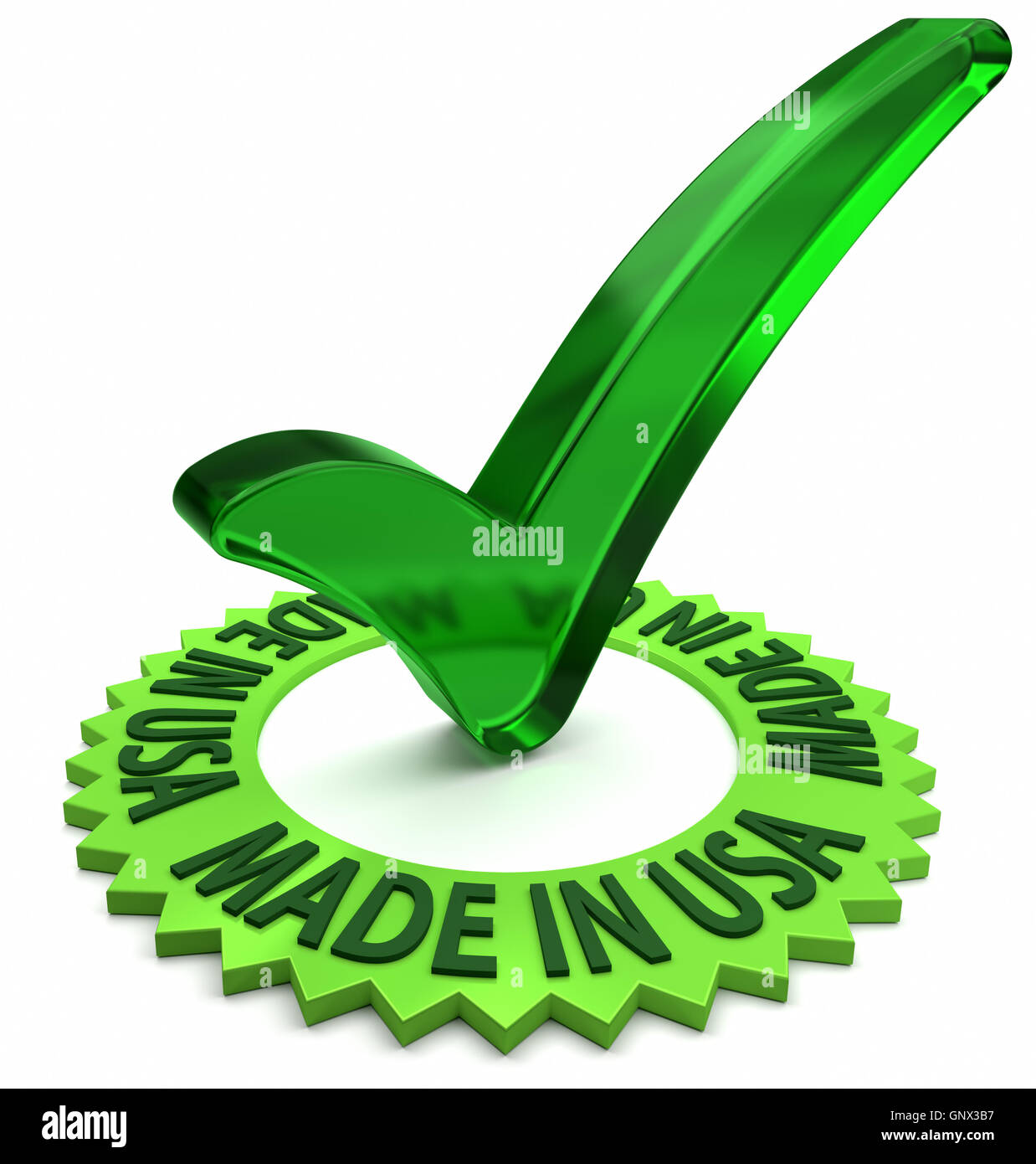 Made in USA Stockfoto