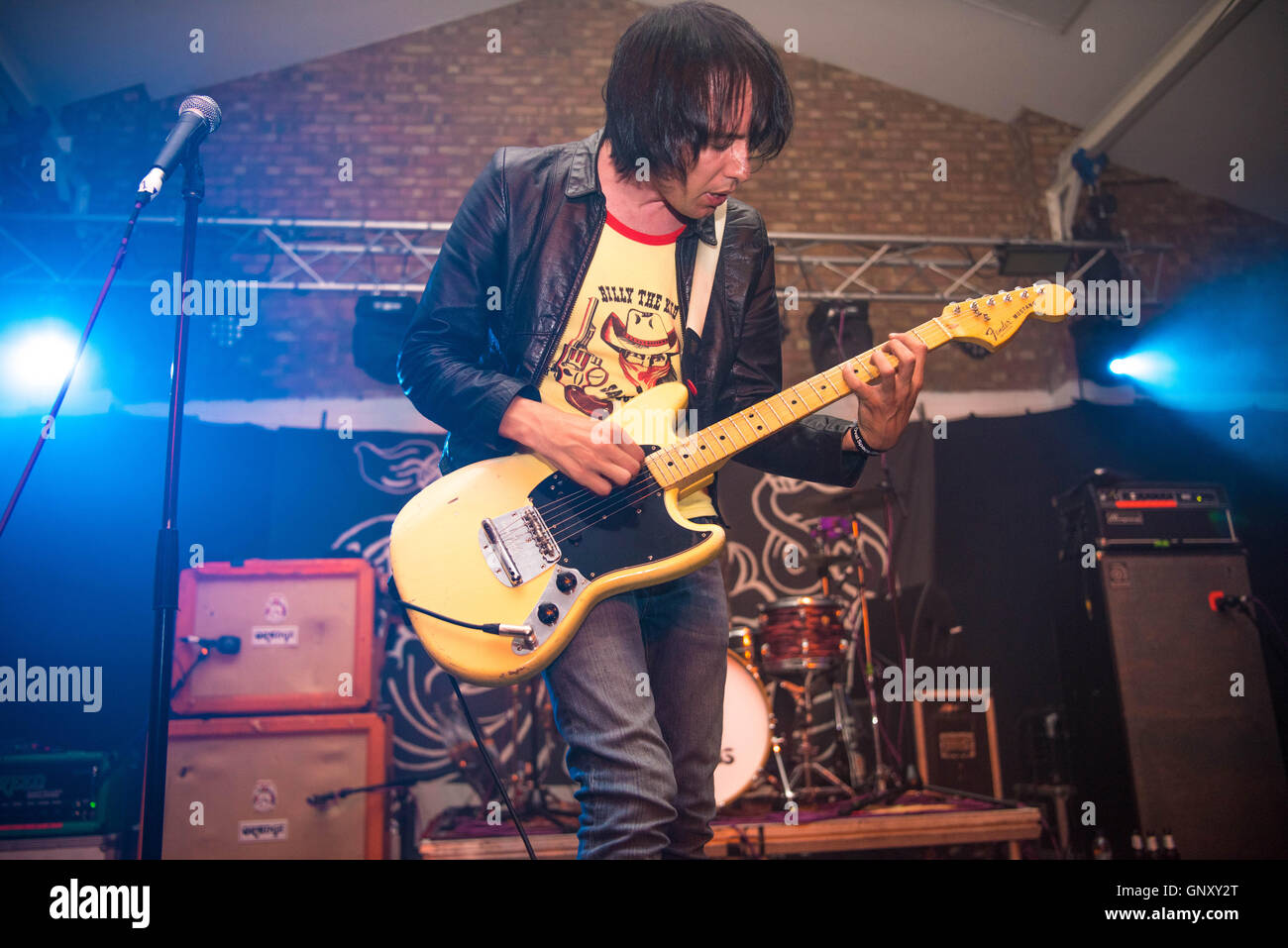 London, UK. 01. Sep, 2016. Ryan Jarman die Krippen führt auf ovalen Platz am 1. September 2016 in London, England. Bildnachweis: Michael Jamison/Alamy Live-Nachrichten Stockfoto