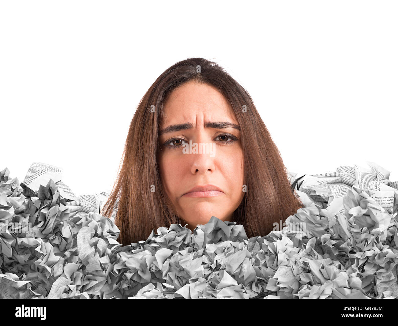 Buried in paperwork -Fotos und -Bildmaterial in hoher Auflösung – Alamy