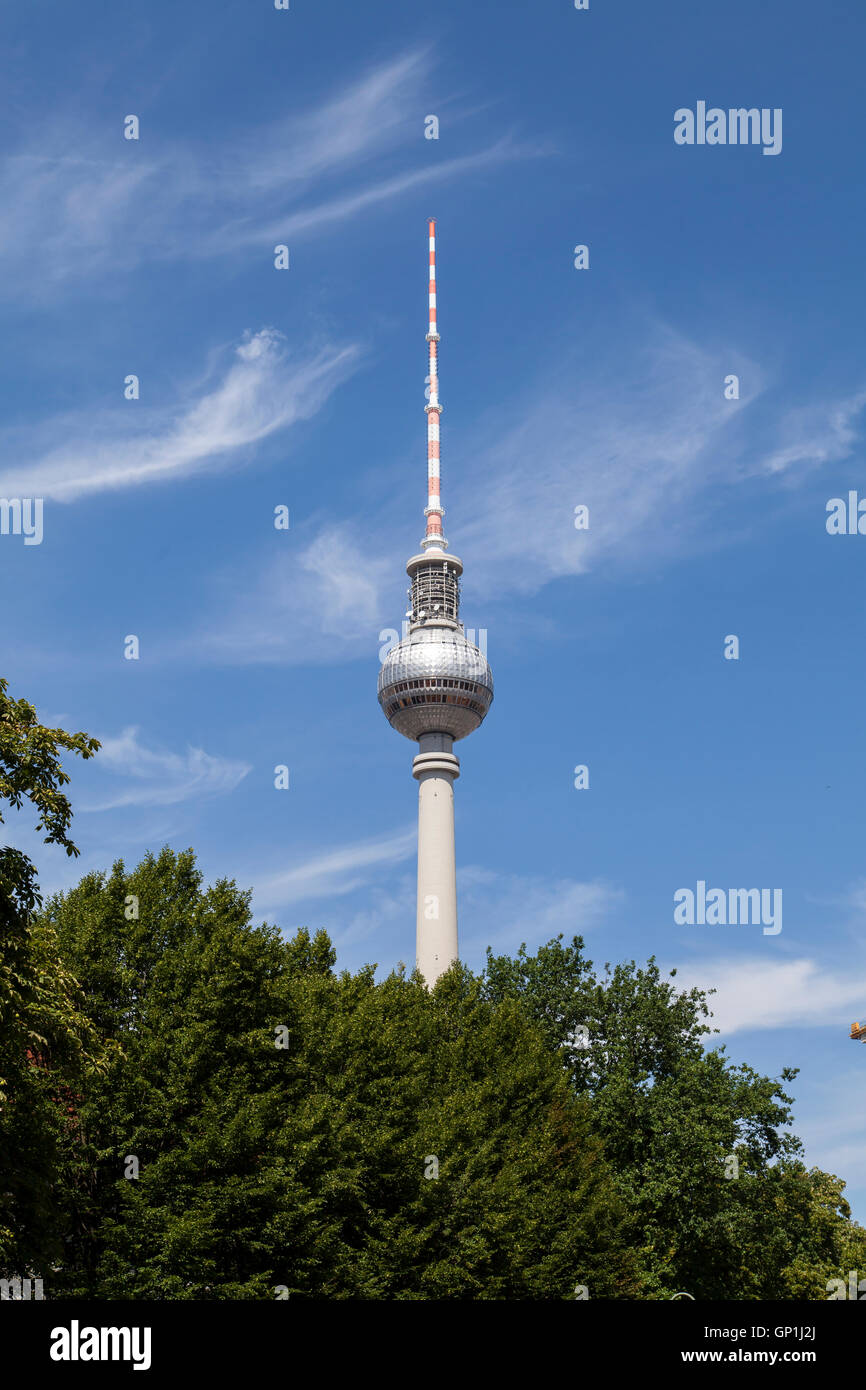 Fernsehturm in Berlin Stockfoto