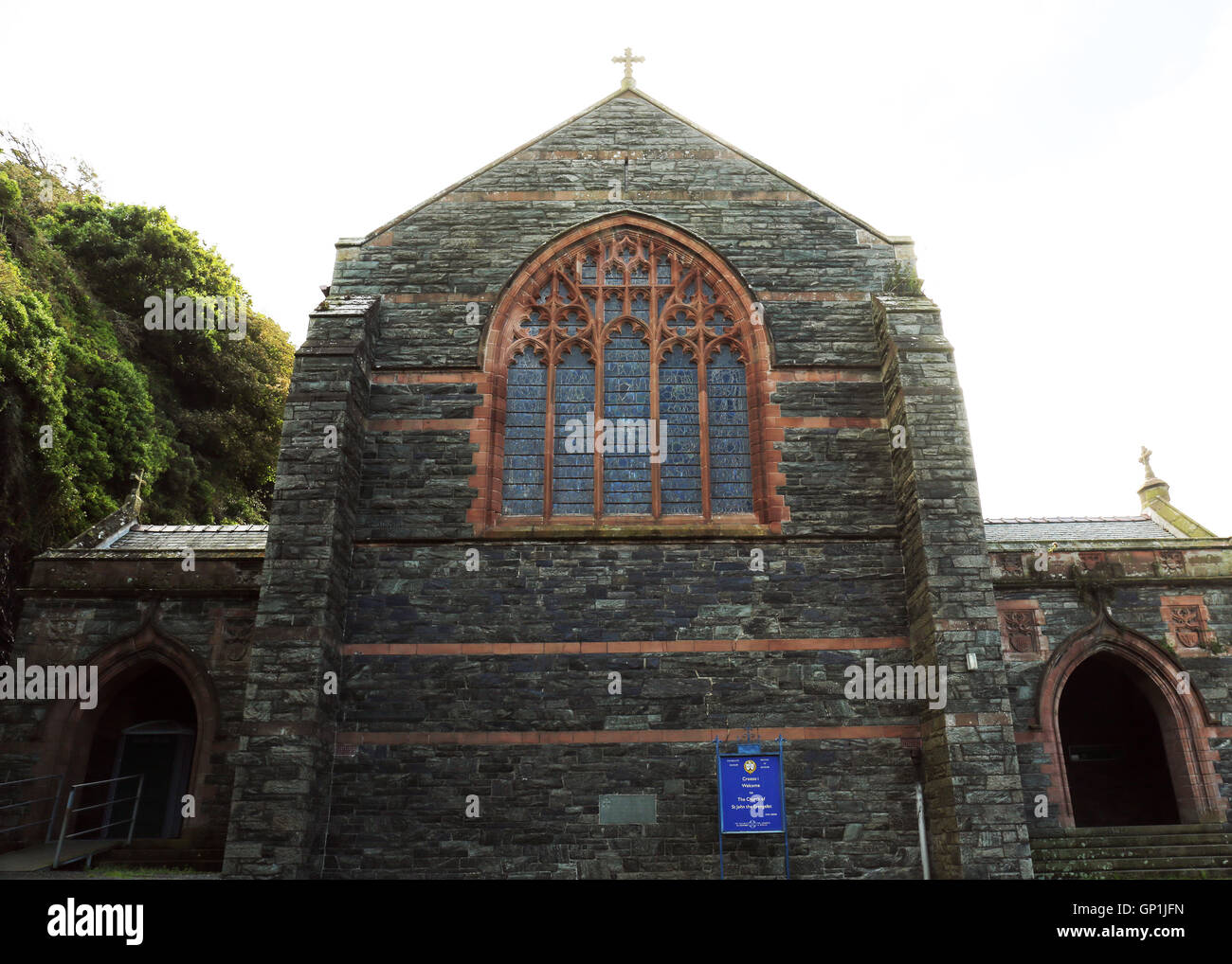 St. Johannes Kirche, Barmouth, Gwynedd, Wales Stockfoto