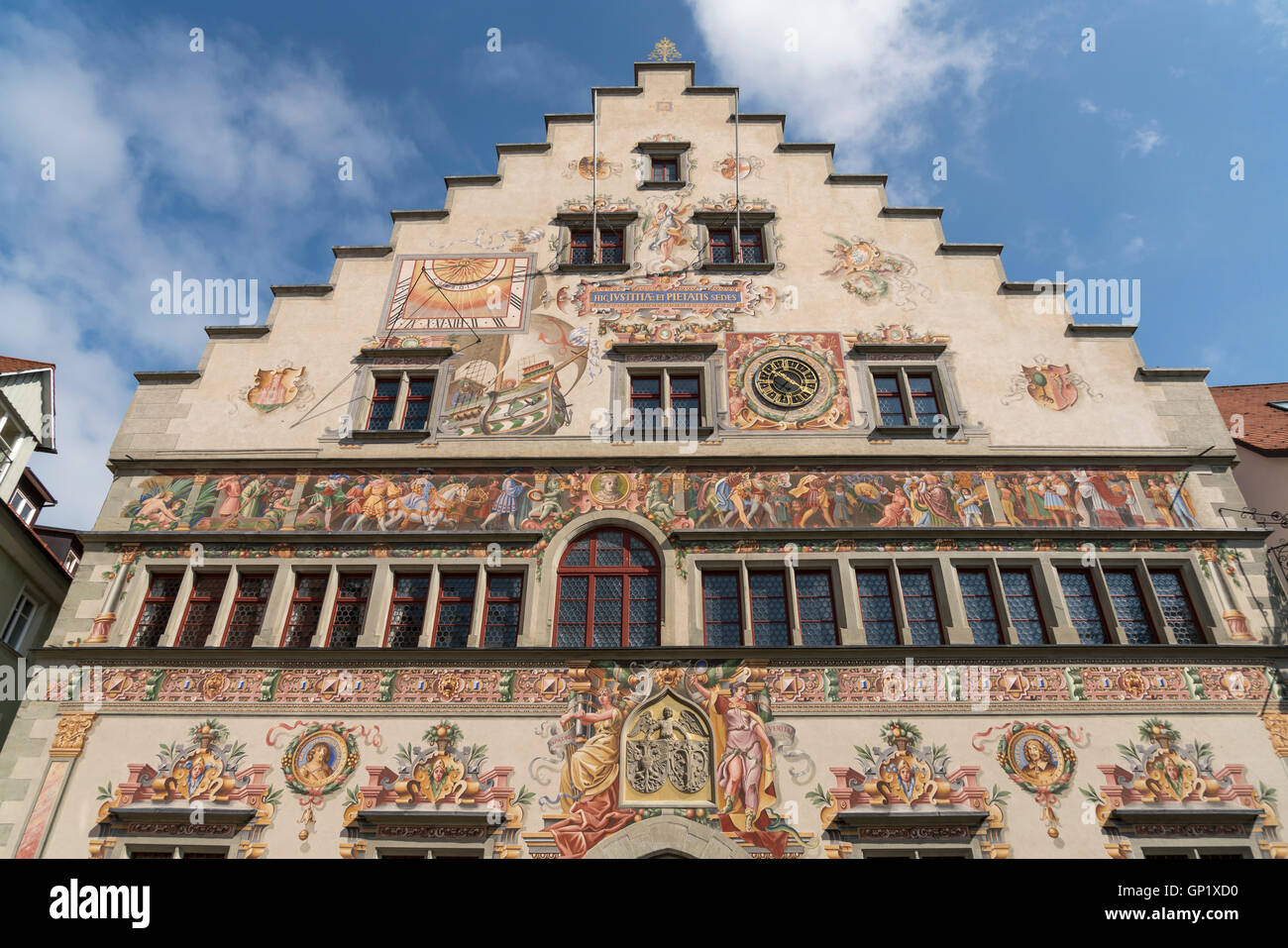 Altes Rathaus in Lindau, Bayern, Deutschland Stockfoto