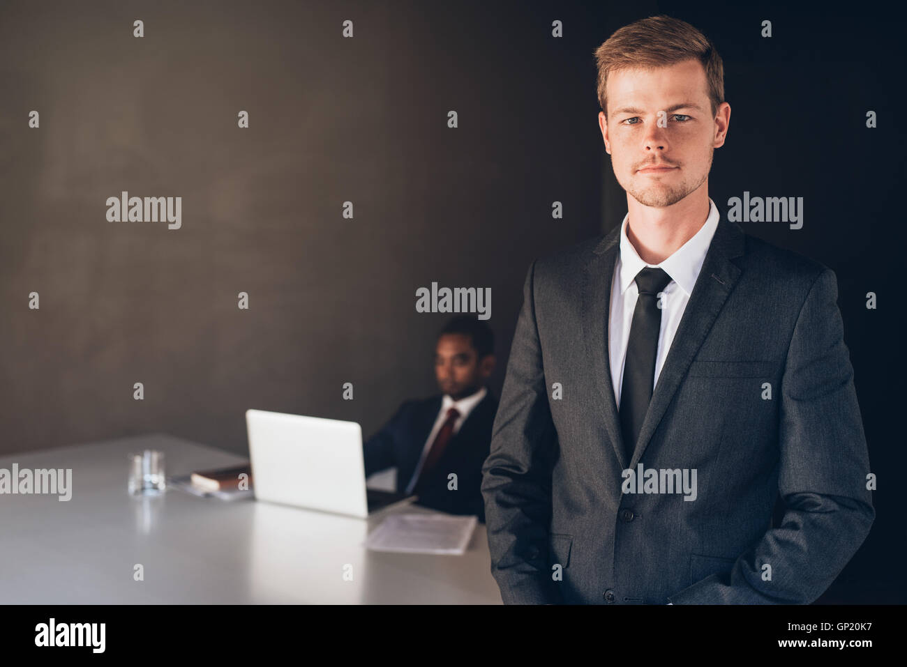 Mit gutem Beispiel voran ist der Weg zum Erfolg Stockfoto