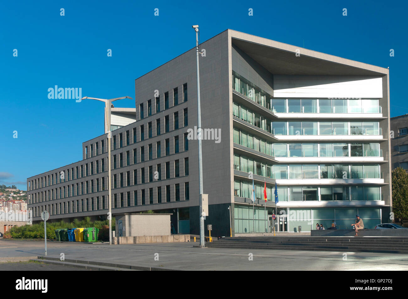 Verwaltungsgebäude der Xunta de Galicia, Vigo, Pontevedra Provinz, Region Galicien, Spanien, Europa Stockfoto