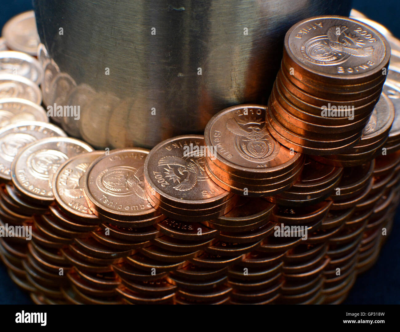 Wächst Ihr Geld Anlagekonzept. Stockfoto