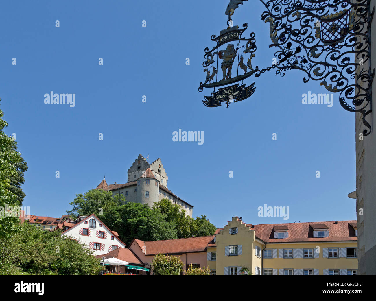 Burg Meersburg, Bodensee, Baden-Württemberg, Deutschland Stockfoto
