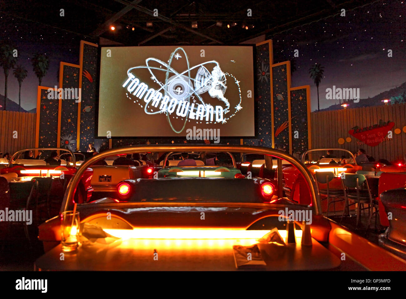 Orlando, Florida. 13. Januar 2010. Sci-Fi Dine-in Theater in Disneys Hollywood Studios Stockfoto