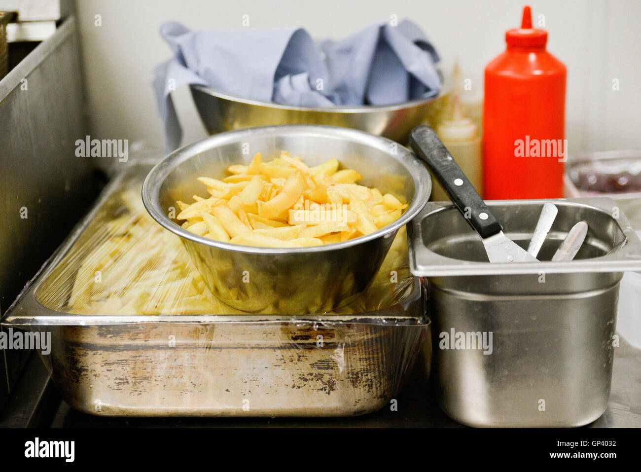 Pommes frites Stockfoto Pommes frites Stockfoto