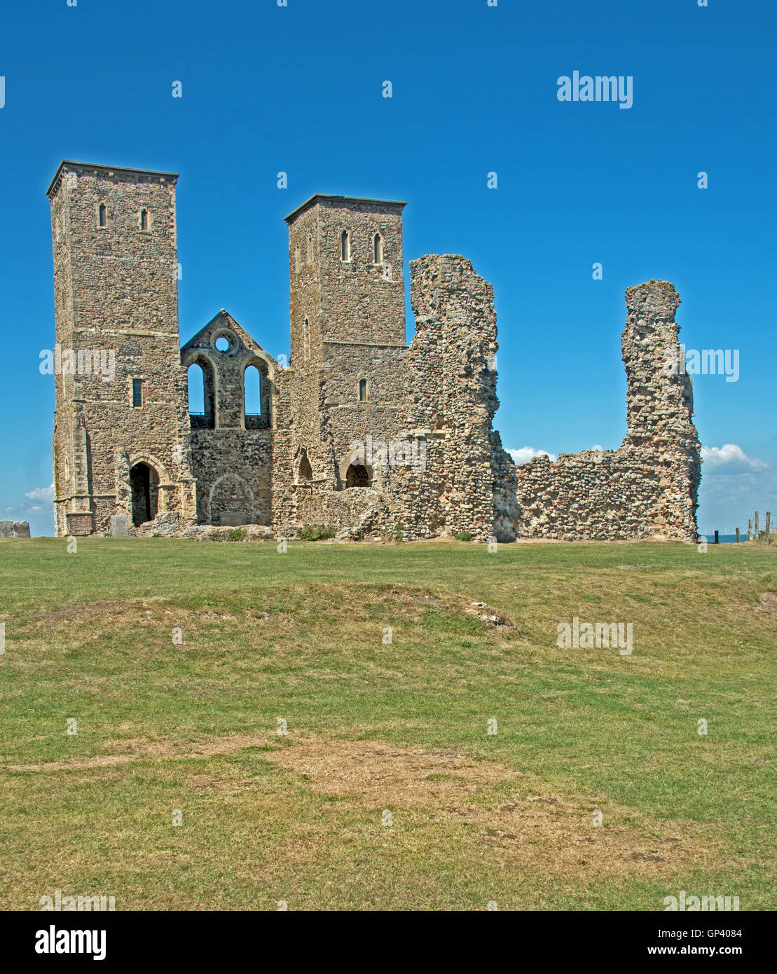Rsculver Tower, Herne Bay, Kent Stockfoto