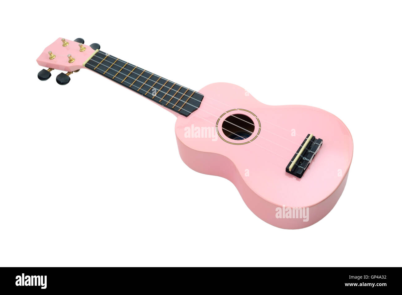 Rosa Ukulele Stockfoto