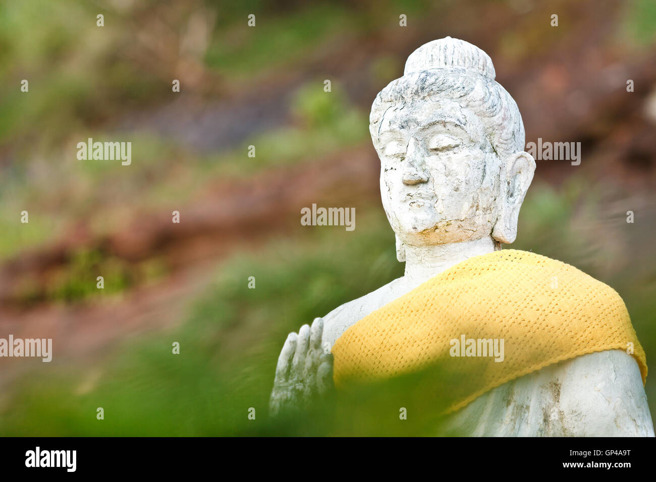 Ansicht der Buddha-Statue in Thailand Stockfoto