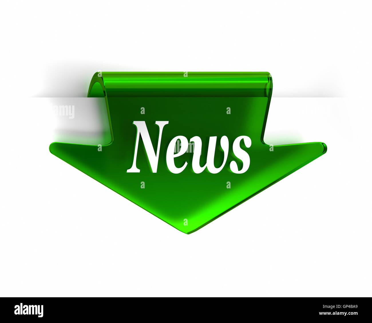 News-grün Stockfoto