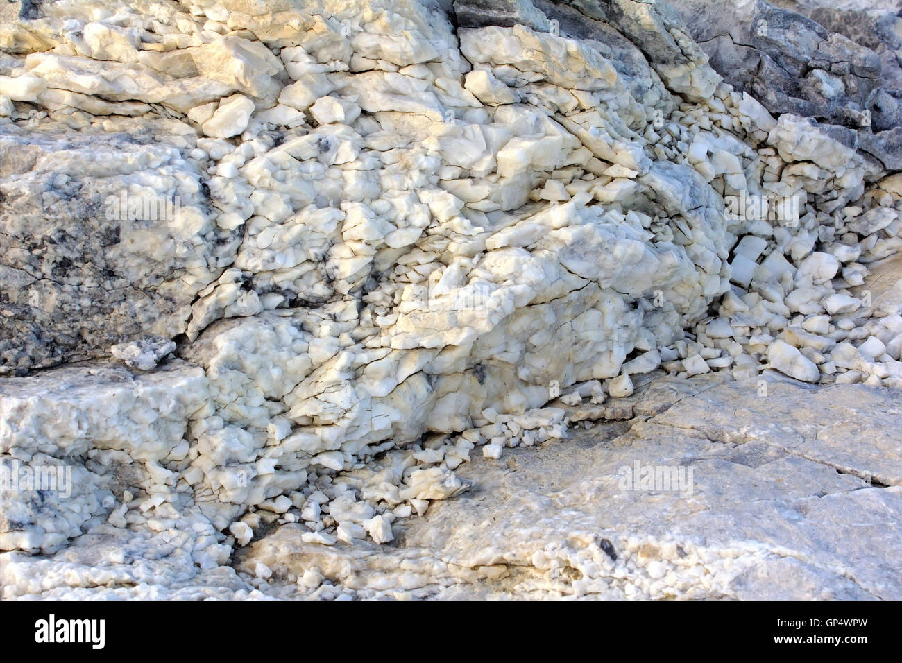 Cape White Nase in der Meerenge von Ugra von Barentssee, Karasee, Nordpolarmeer Stockfoto