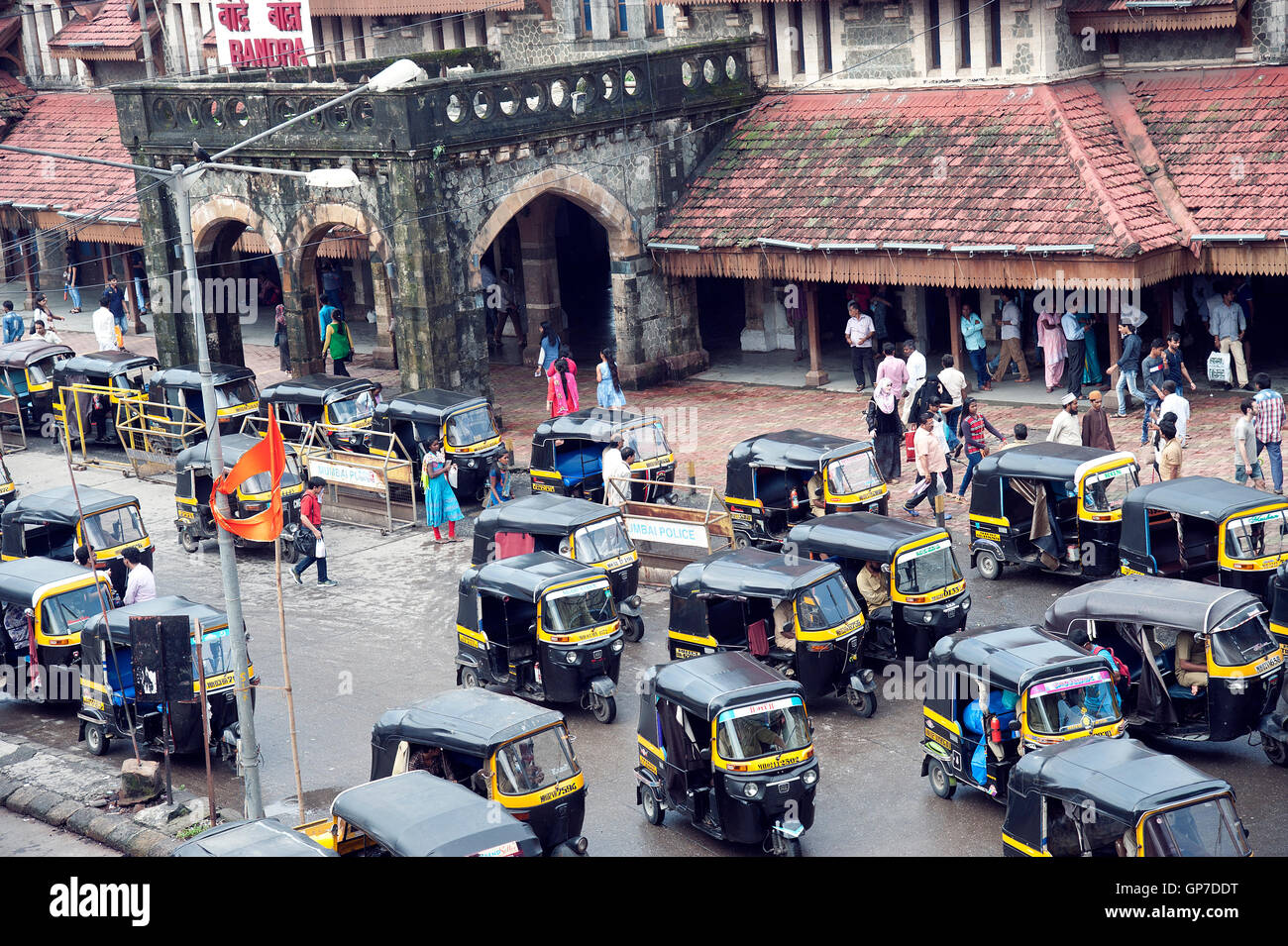 Das Bild der Bandra Erbe, Bahnhof, Bandra Mumbai, Maharashtra, Indien Stockfoto