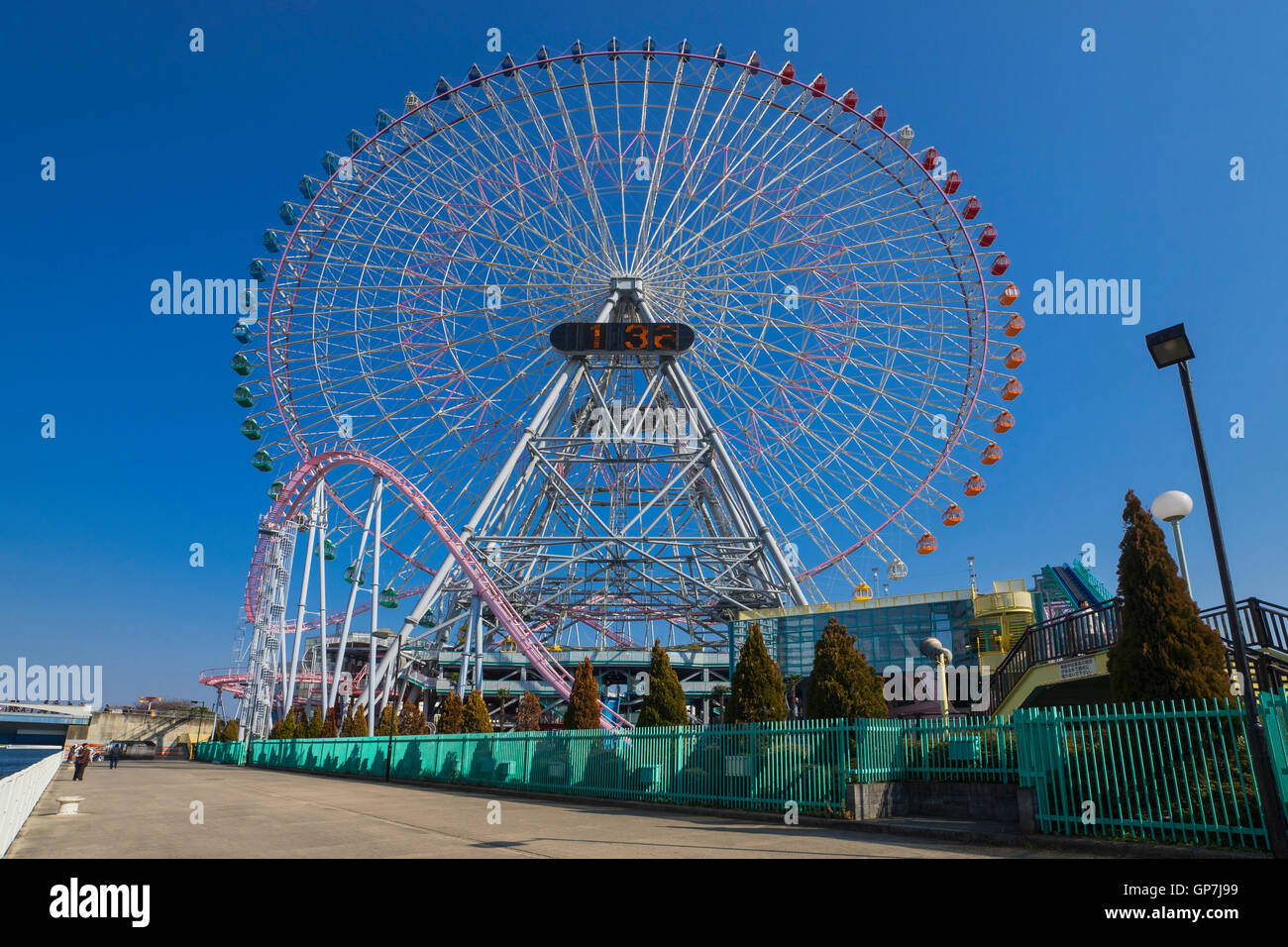 Riesenrad, Vergnügungspark, Tokyo, japan Stockfoto