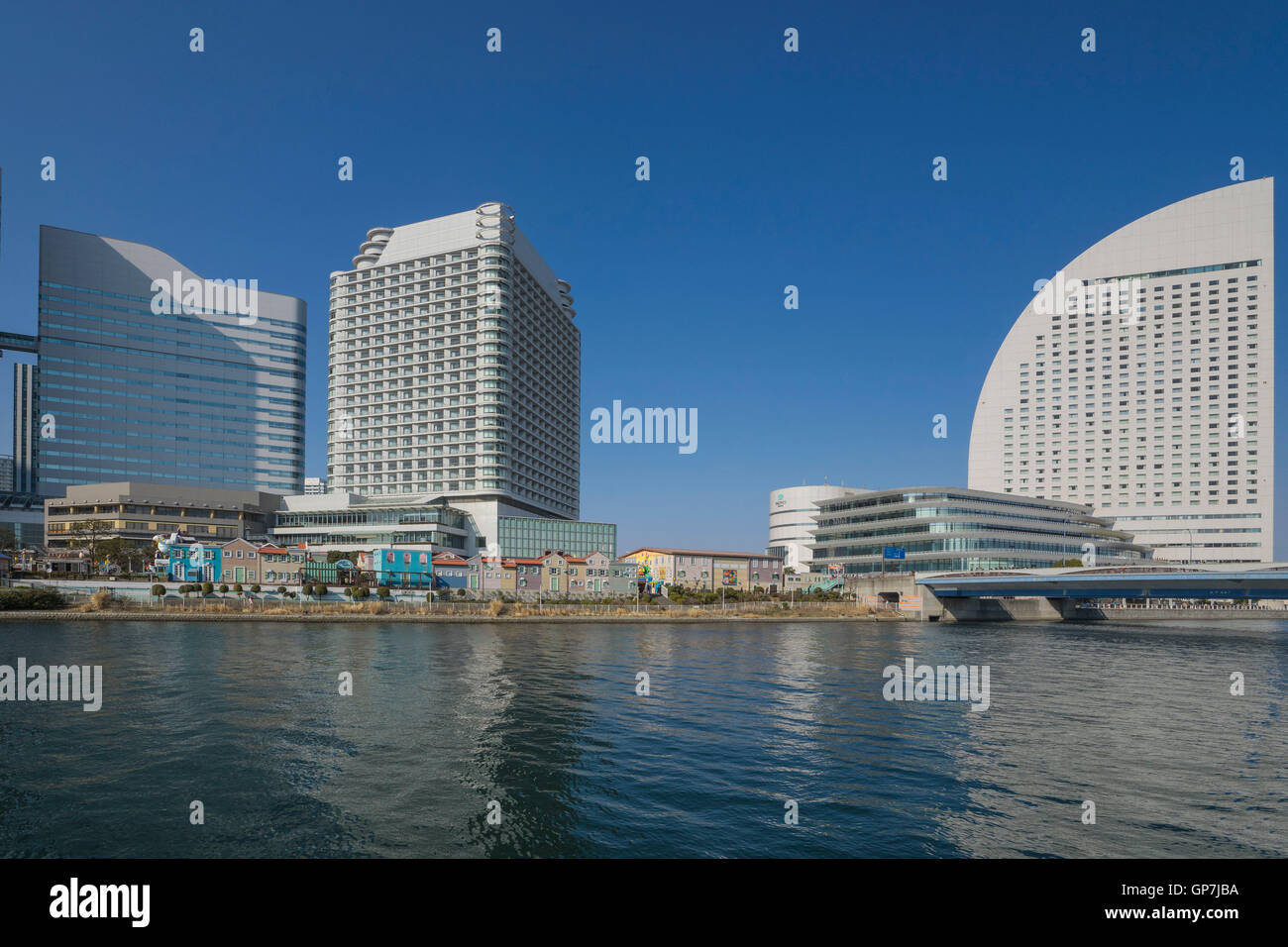 Gebäude mit Vergnügungsparks, Tokyo, japan Stockfoto