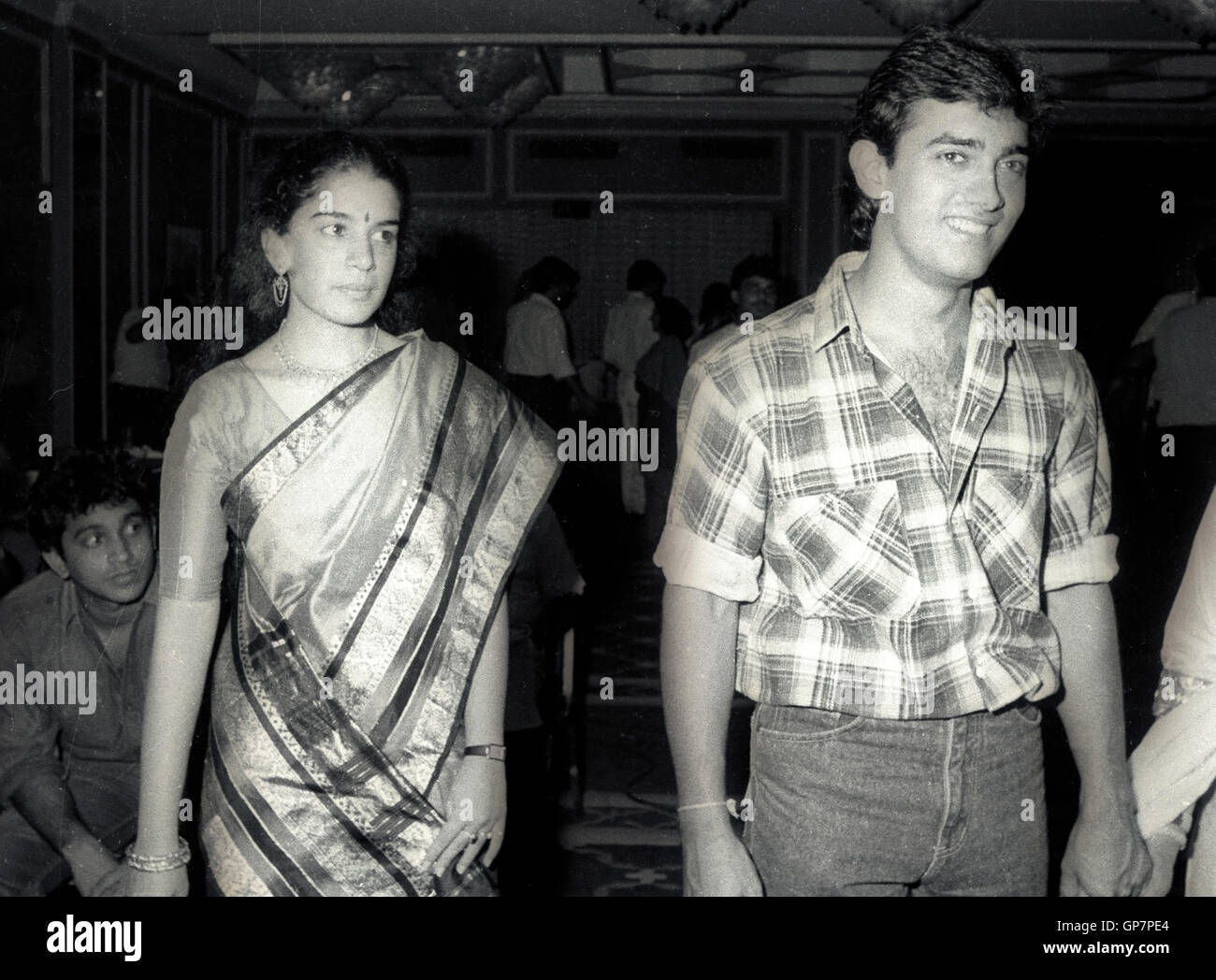 Indische Bollywood Schauspieler Aamir Khan Und Frau Reena Dutta Indien Asien Stockfotografie Alamy