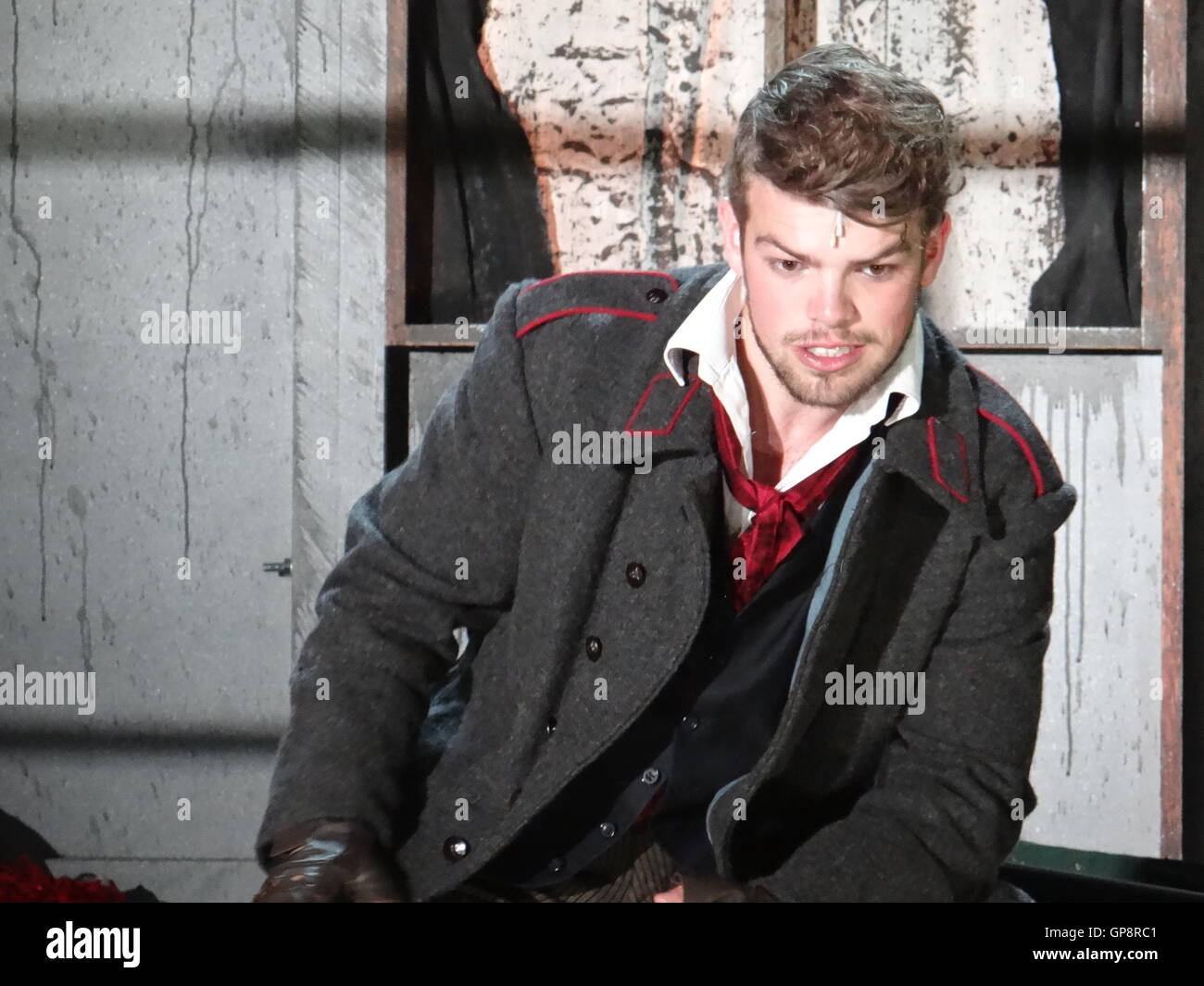 Einen neuen Stein musikalischen Verbrechen und Strafe in The Scoop London, UK, 2. September 2016 Credit: Nastja M/Alamy Live News Stockfoto