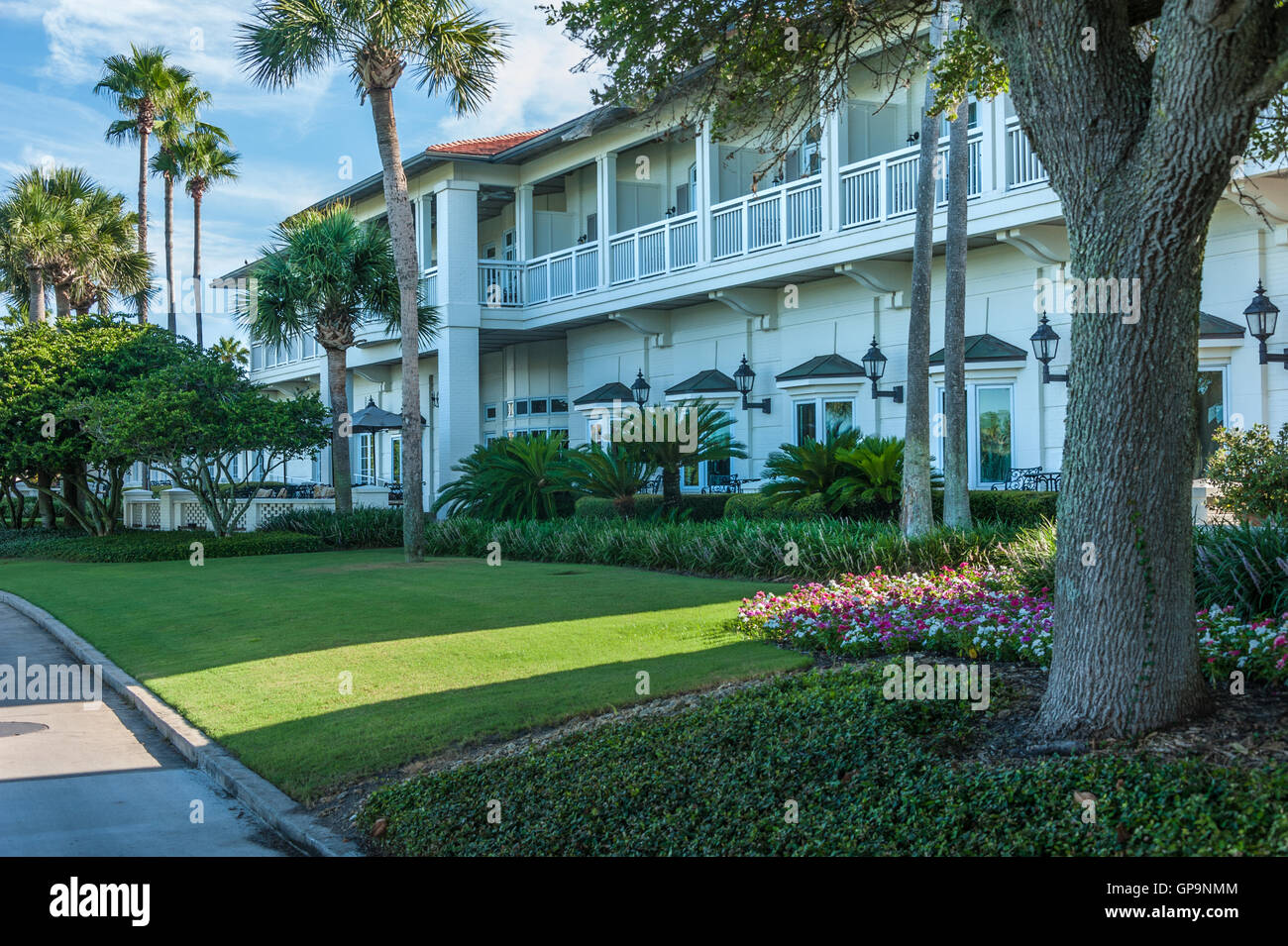 Die luxuriöse und historische Ponte Vedra Inn & Club in Ponte Vedra Beach, Florida. (USA) Stockfoto