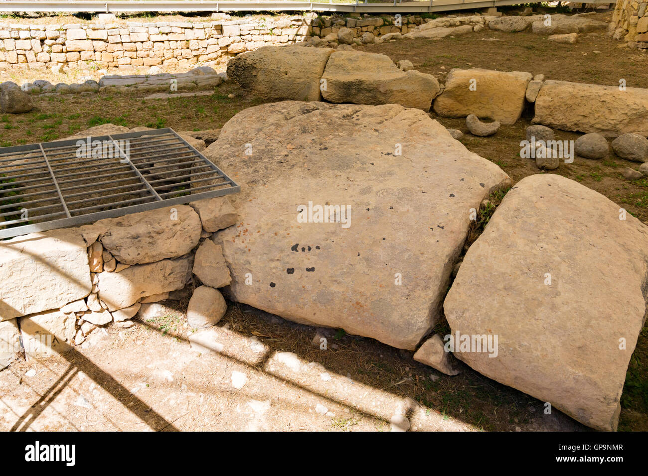 Tarxien Tempel und Museum, Malta Stockfoto