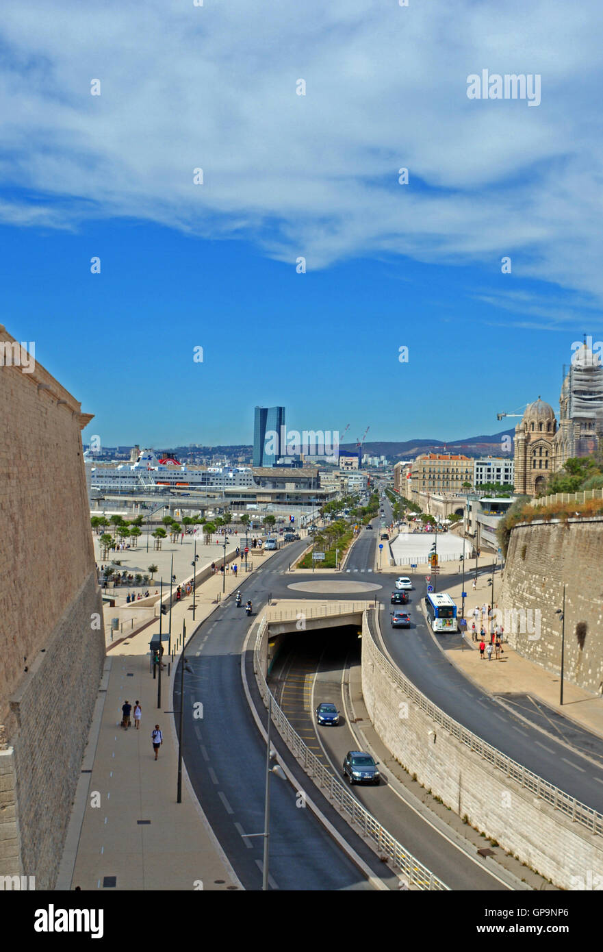 Grand Port maritime Marseille Stockfoto