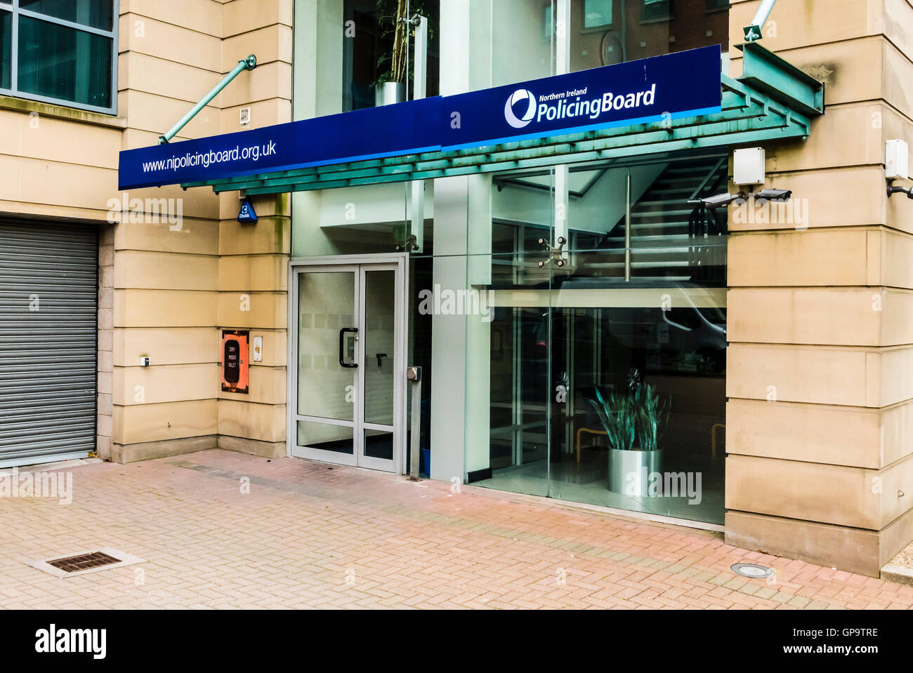 Sitz der Northern Ireland Polizeiarbeit Board, die die Police Service of Northern Ireland (PSNI) überwacht Stockfoto