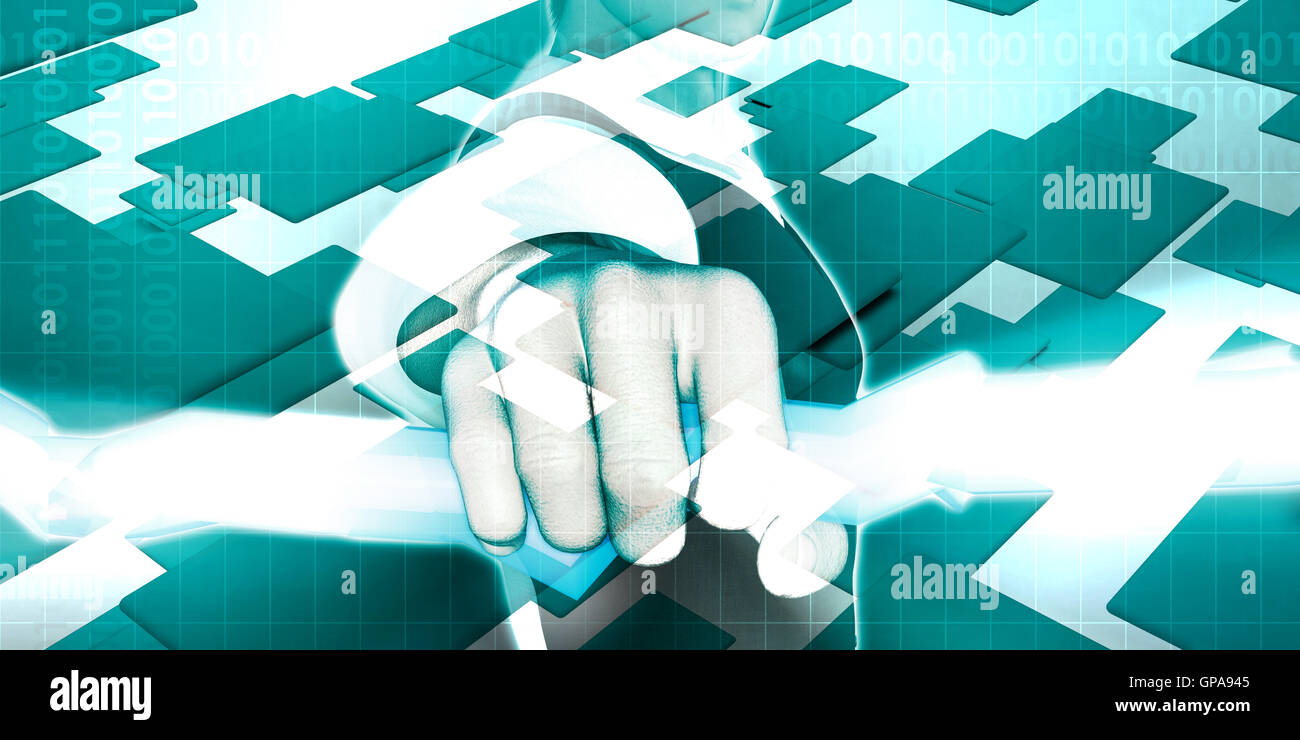 Big Business-Idee und einen Plan zum Erfolg Stockfoto