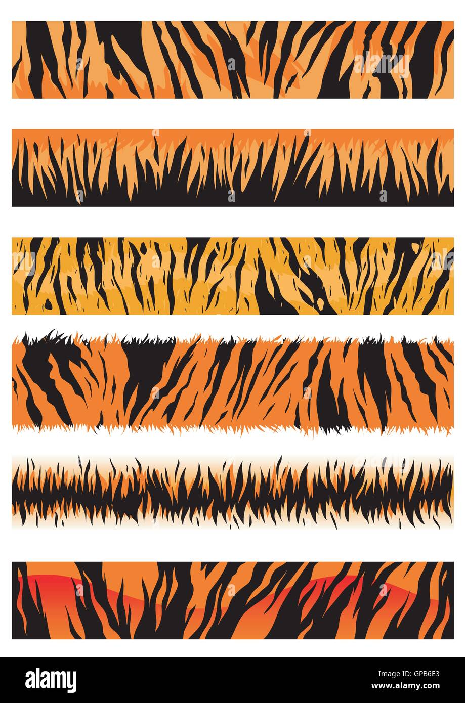 Tiger Haut Muster Stock Vektor