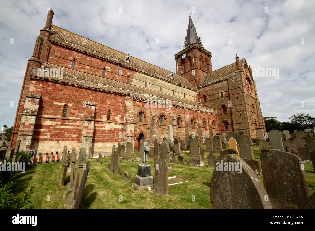 St. Magnus Kathedrale Kirkwall Orkney Stockfoto