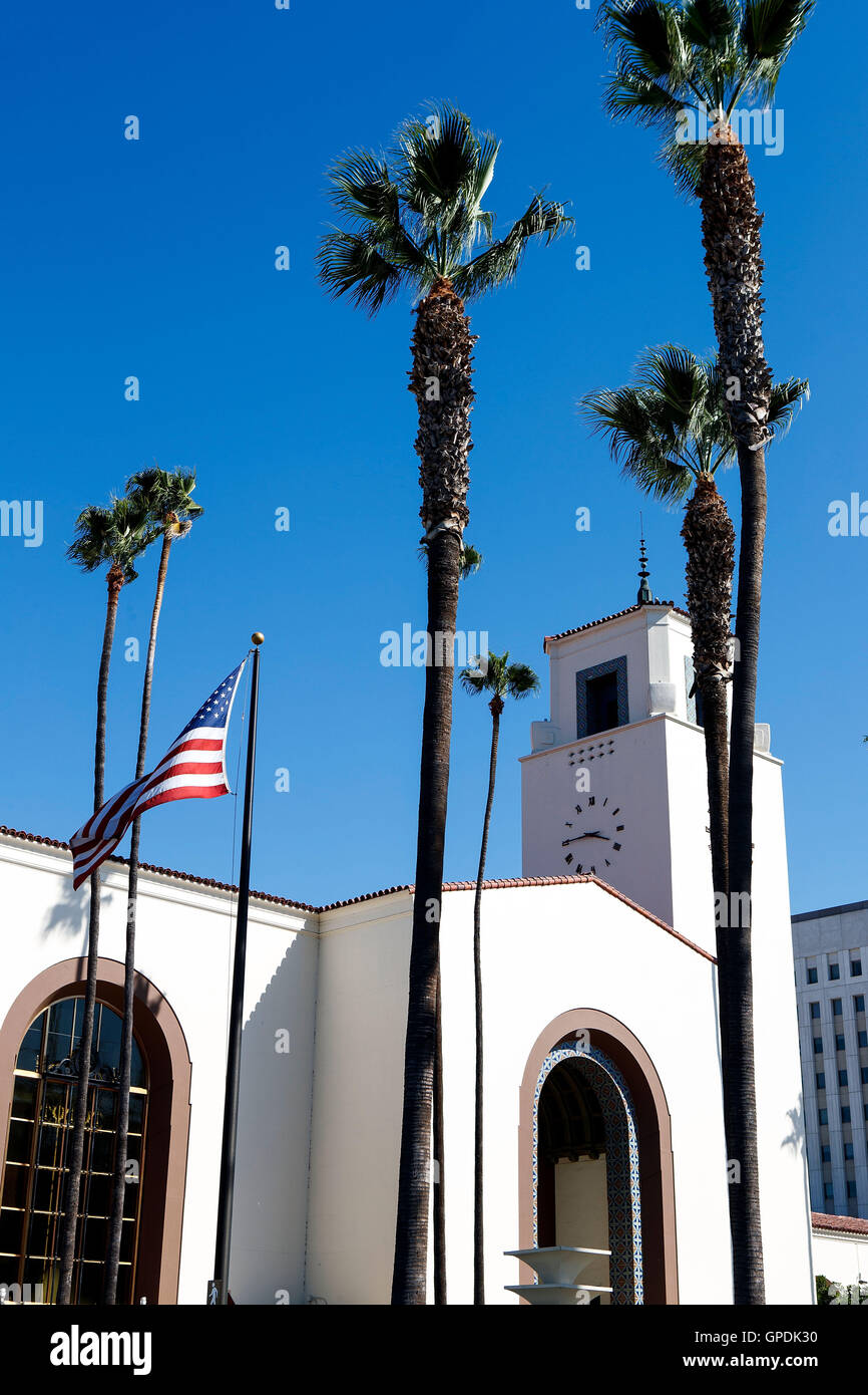Union Station, Los Angeles, California, Vereinigte Staaten von Amerika Stockfoto