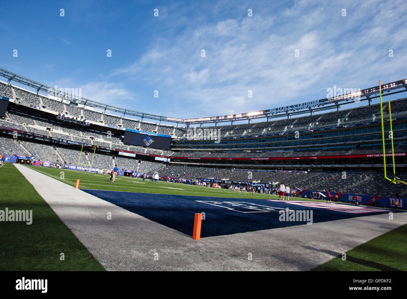 Okt 16, 2011; East Rutherford, NJ, USA; allgemeine Ansicht der metlife Stadium vor dem Spiel zwischen den New York Giants und die Buffalo Bills. Stockfoto