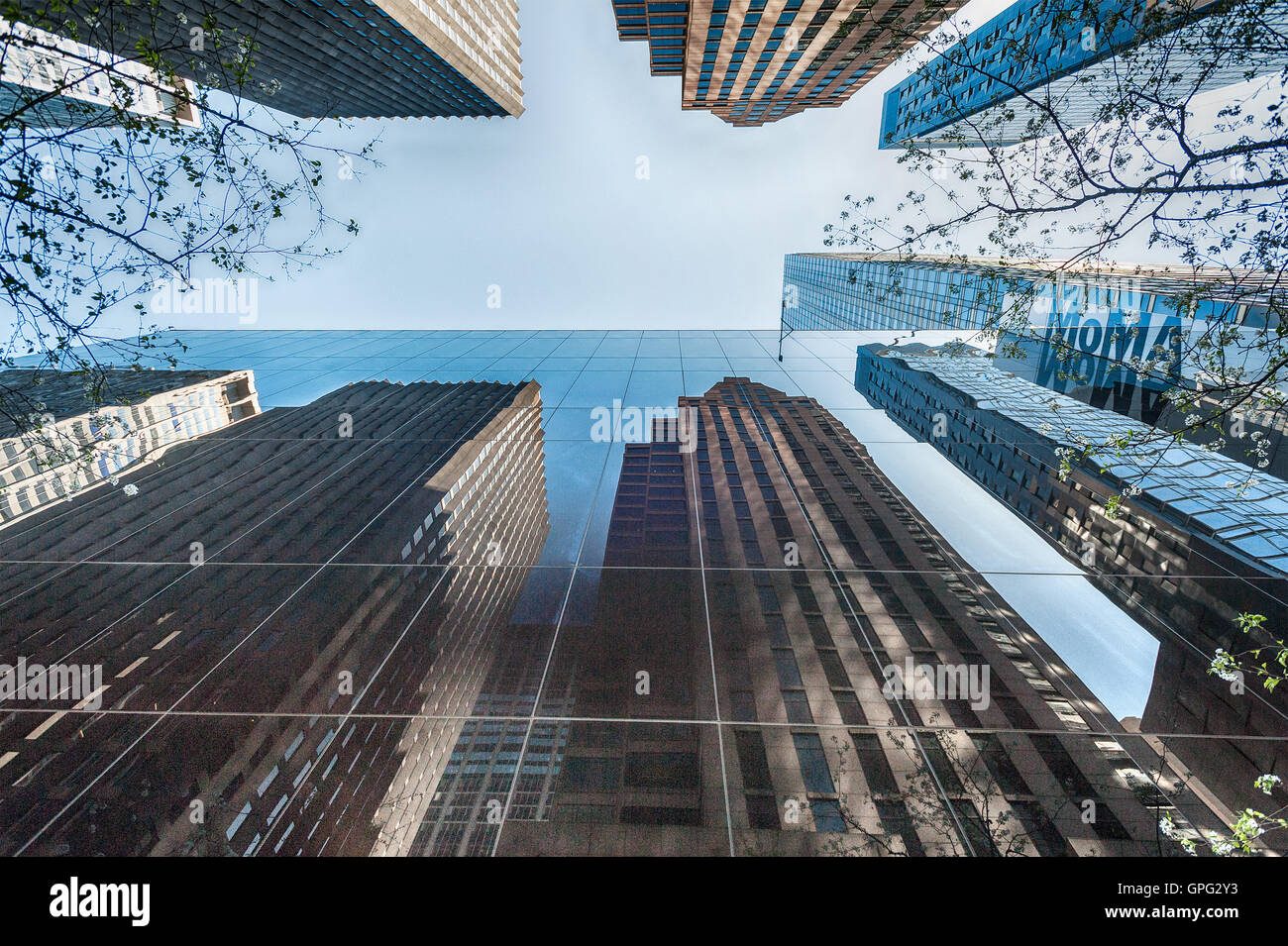 Reflexionen von New York Stockfoto