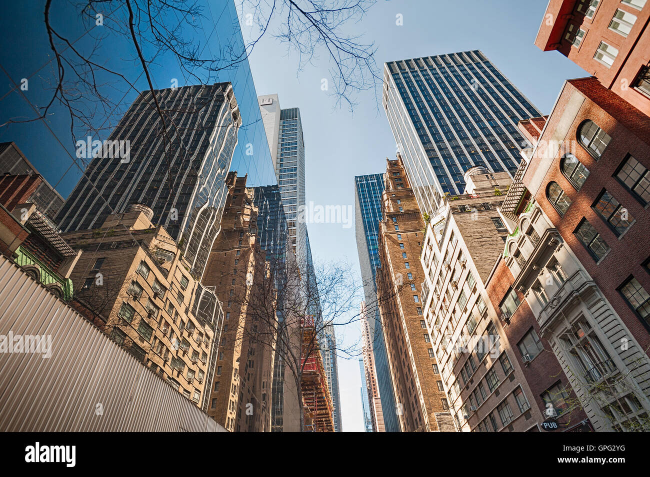 Reflexionen von New York Stockfoto